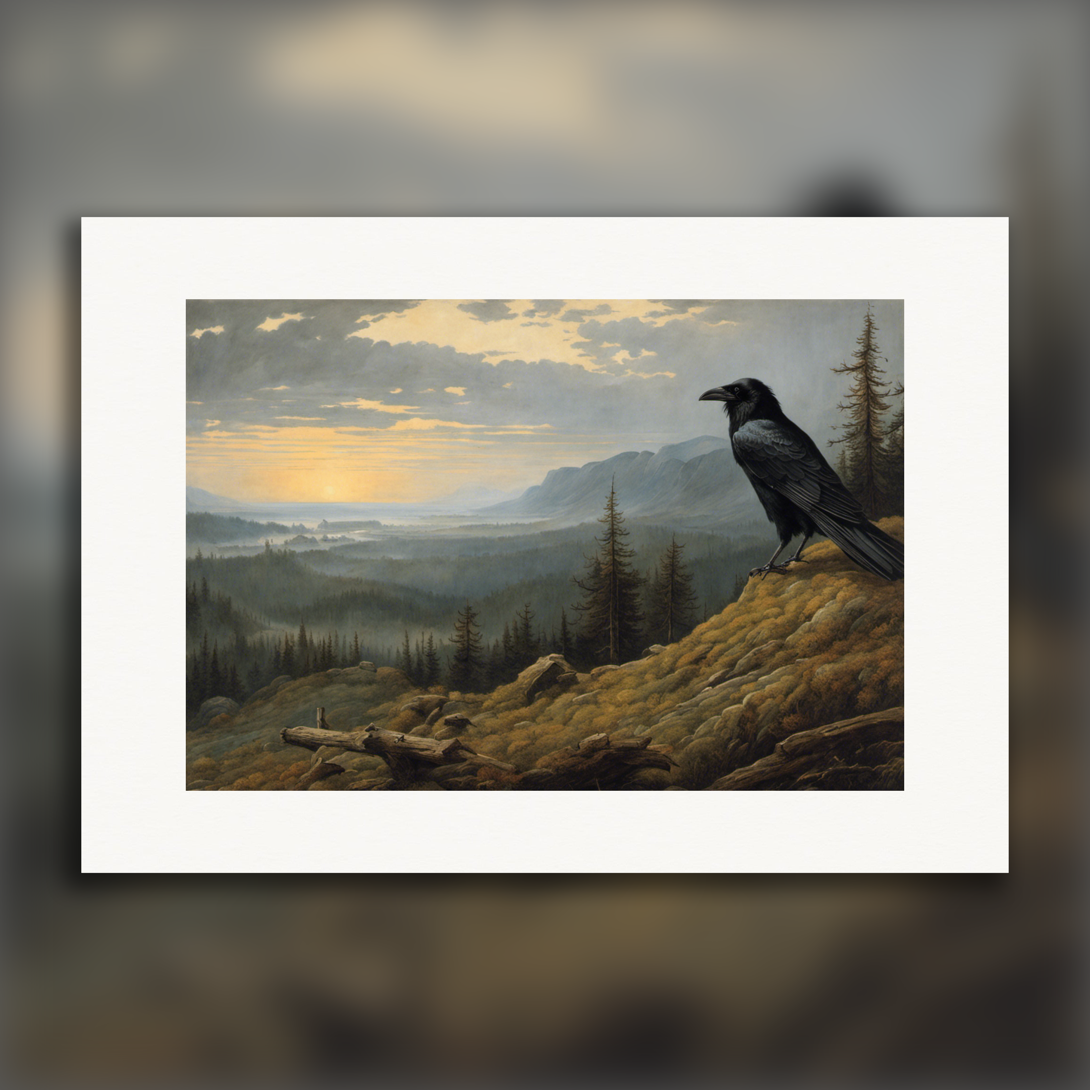 Stunning Kiwi landscapes that spark a bit of soul-searching, featuring a clever tūī – Poster