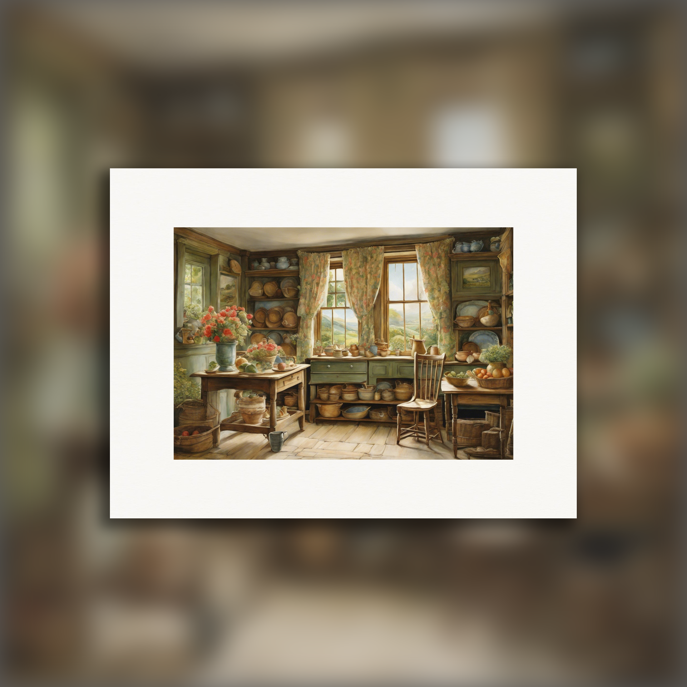 Charming tales, delicate British watercolors, Home - Poster