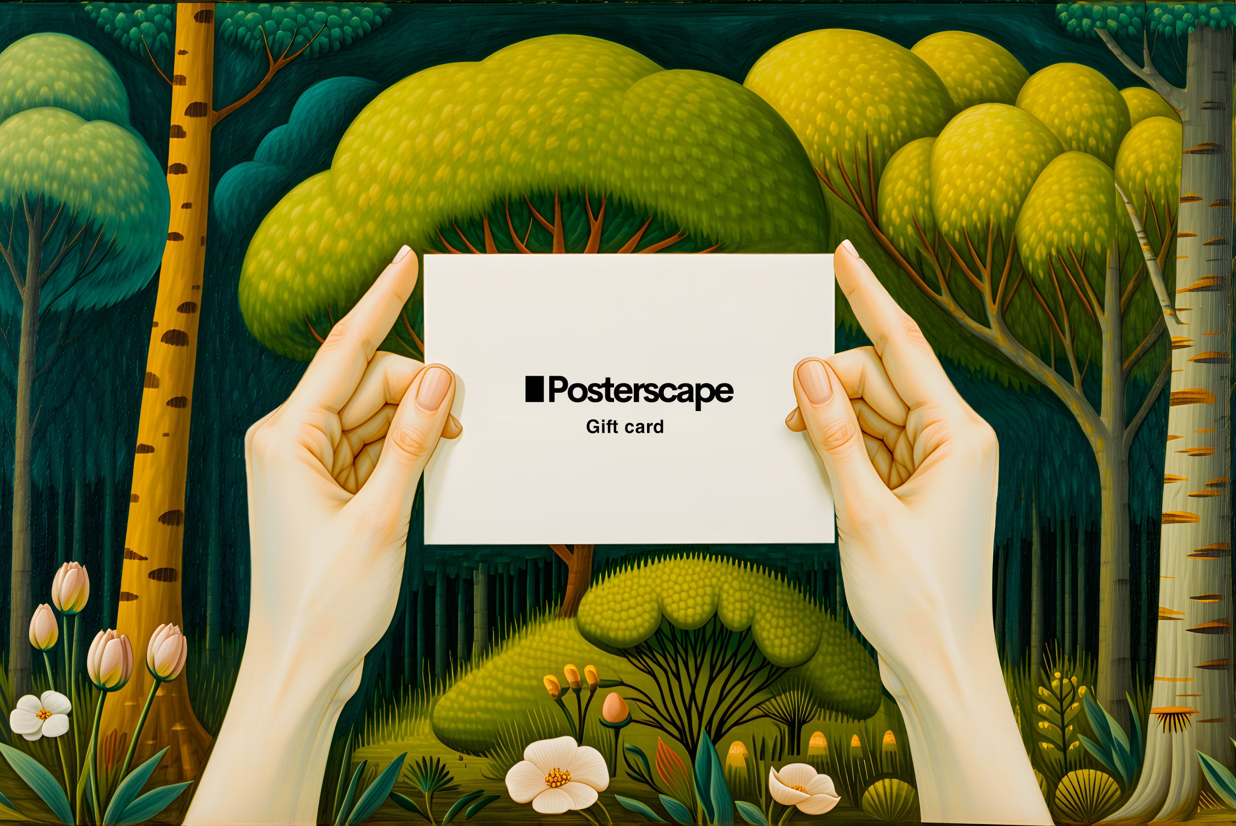 Posterscape voucher card