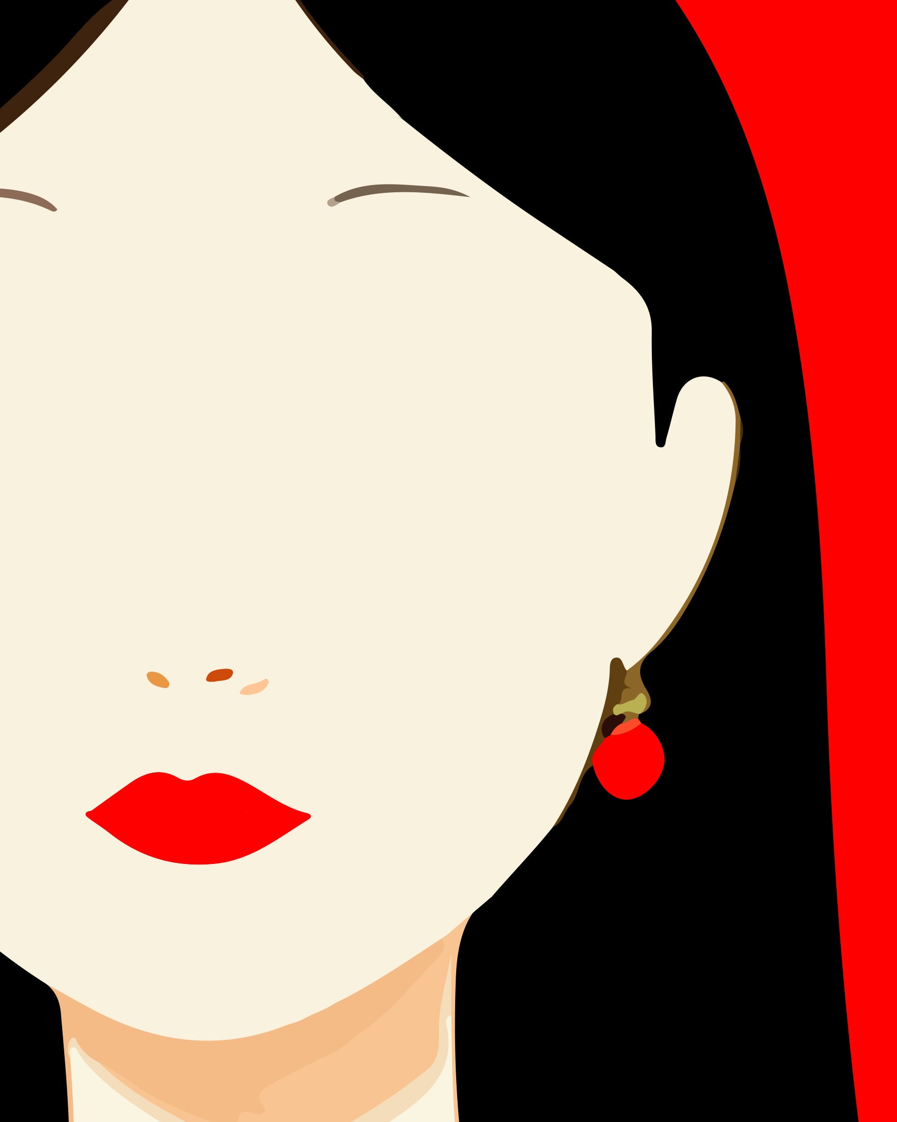 Portrait of Nina - Poster