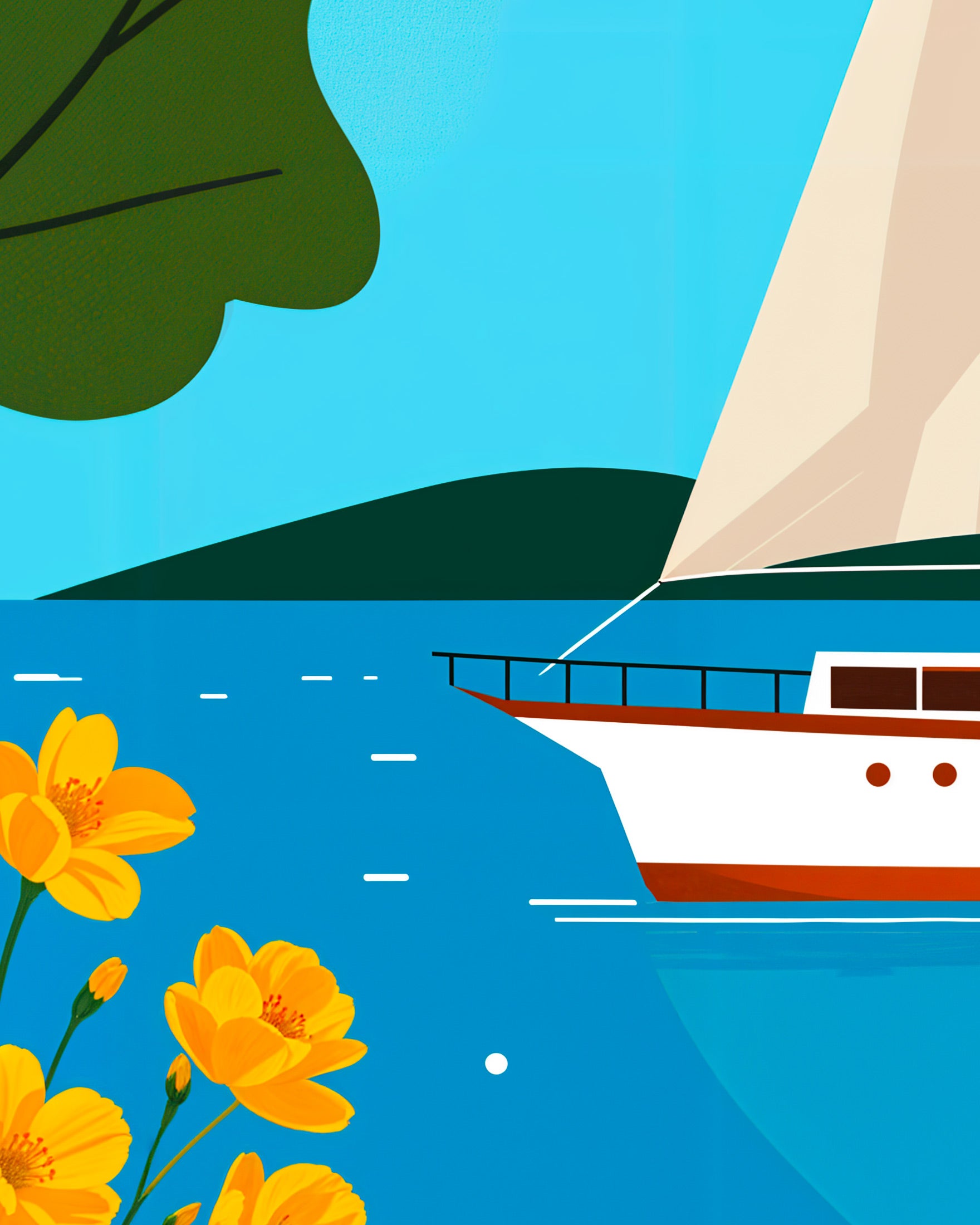 Sailing boat - Poster