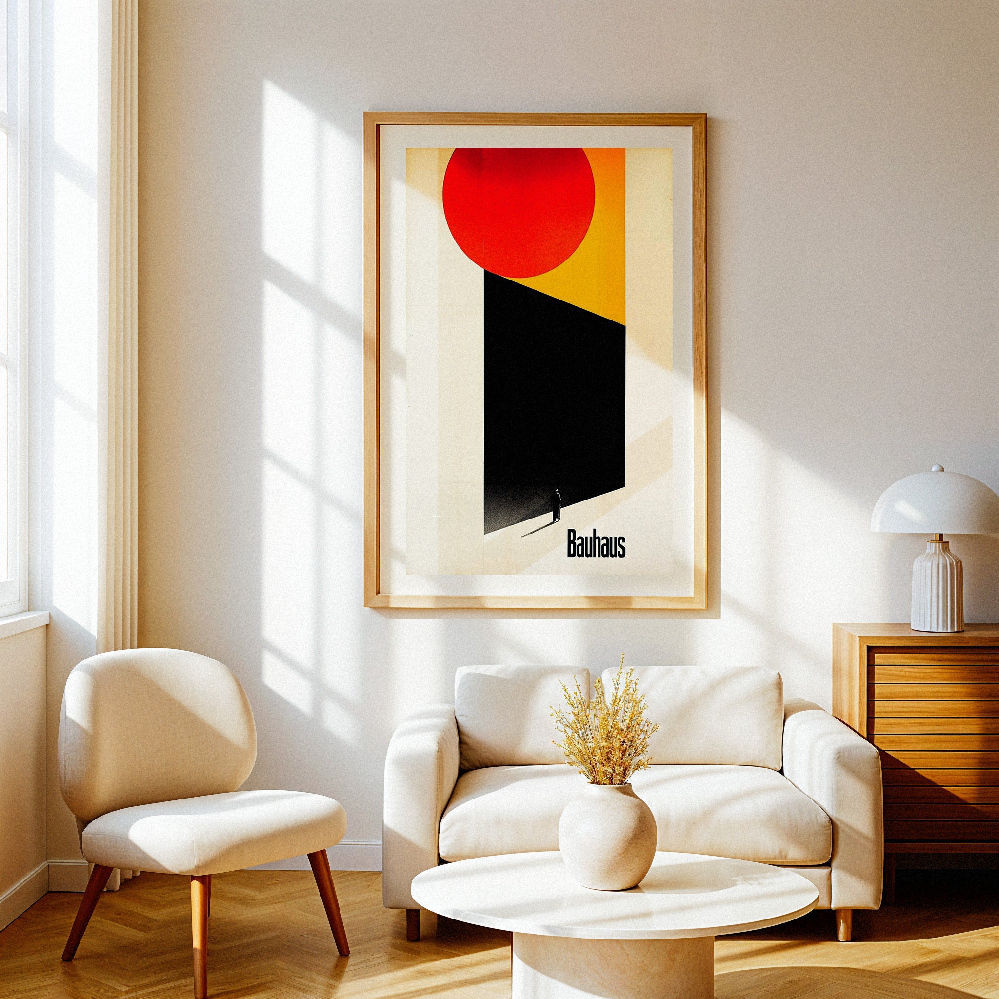 Bauhaus print, embracing the great unknown
