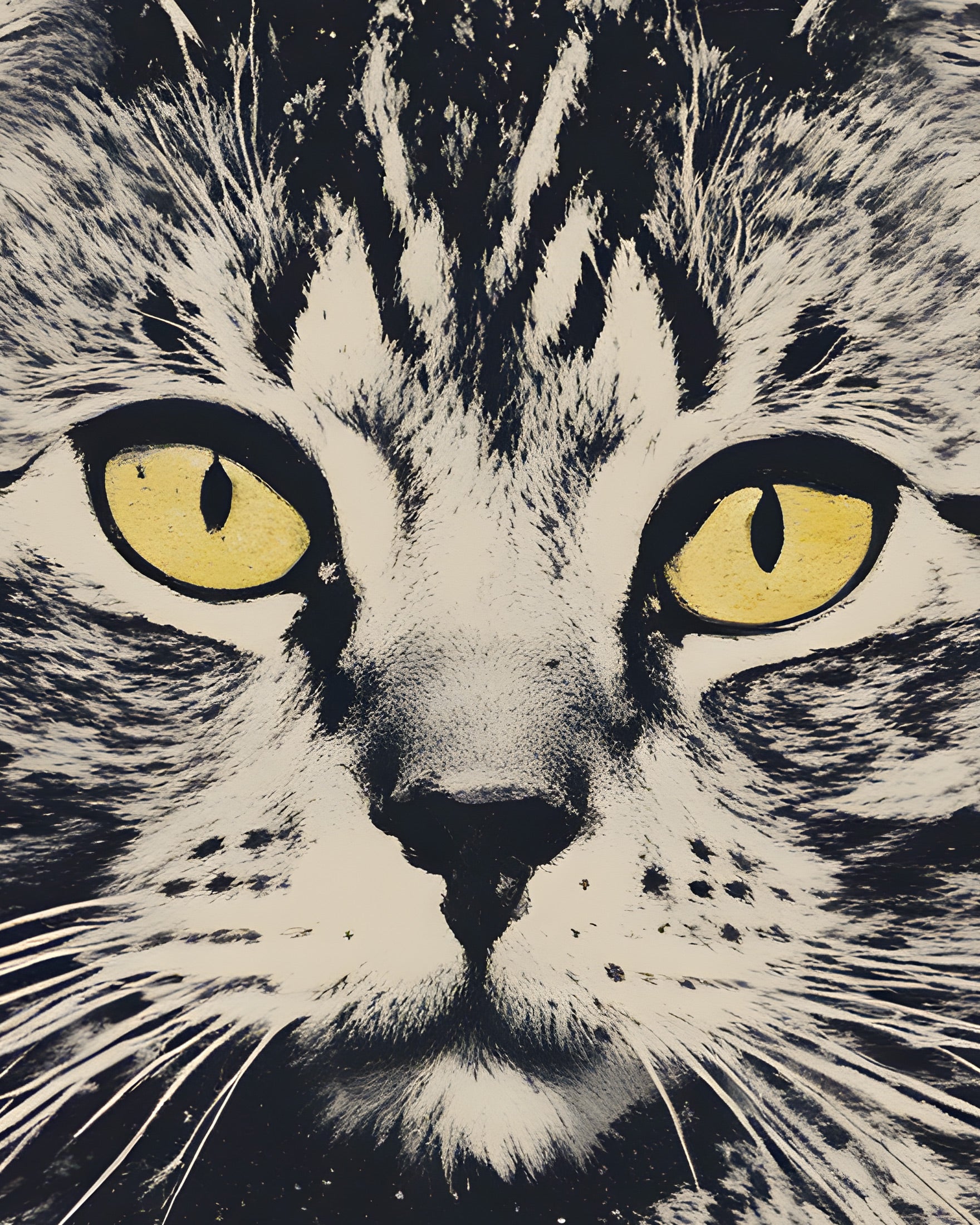 Cat portrait - Poster