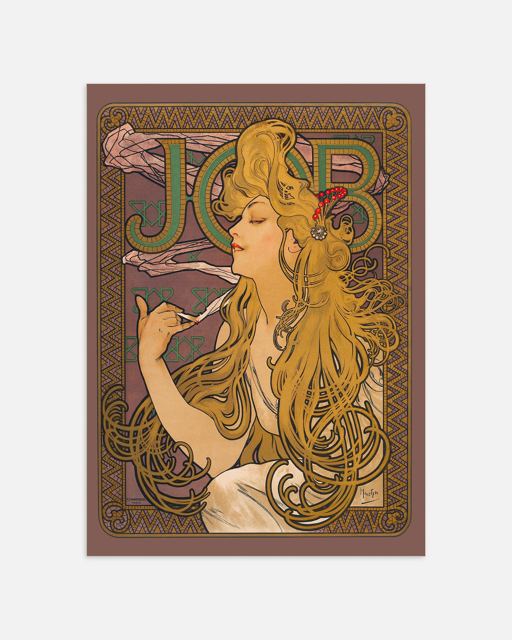 Job (1896) by Alfons Mucha - Print
