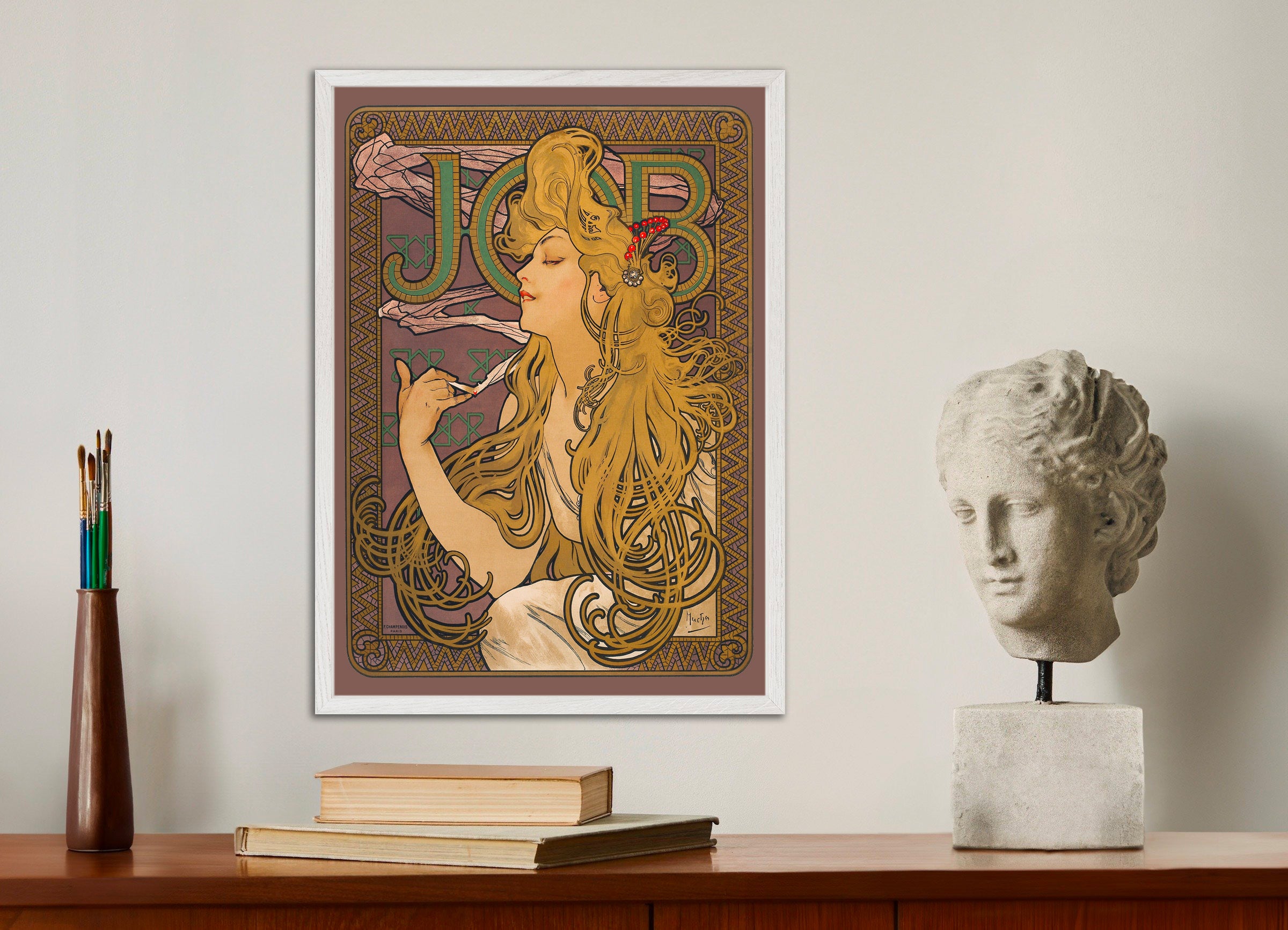Job (1896) by Alfons Mucha - Print