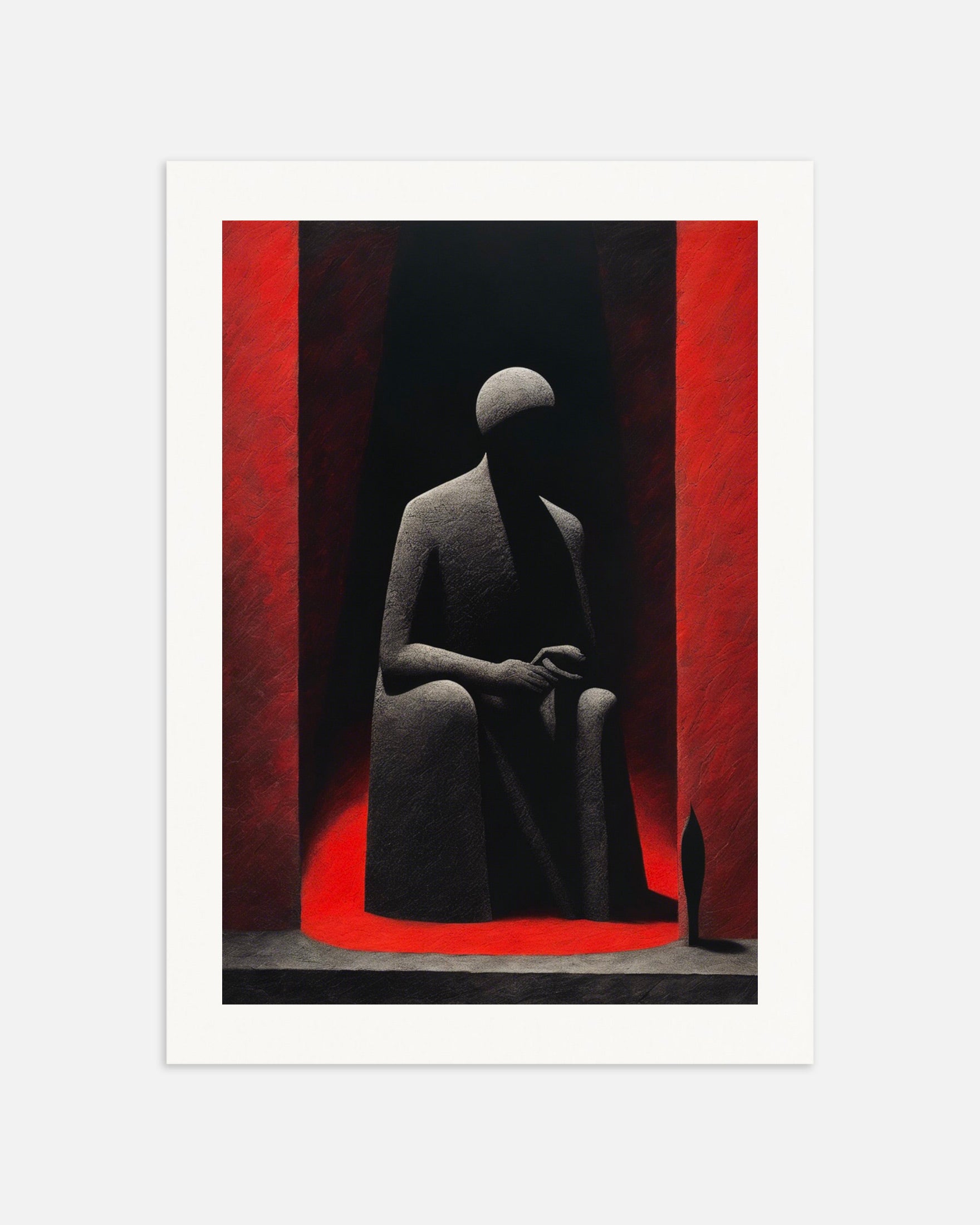 20th Century Mexican Abstract Art, Shadow – Poster Print