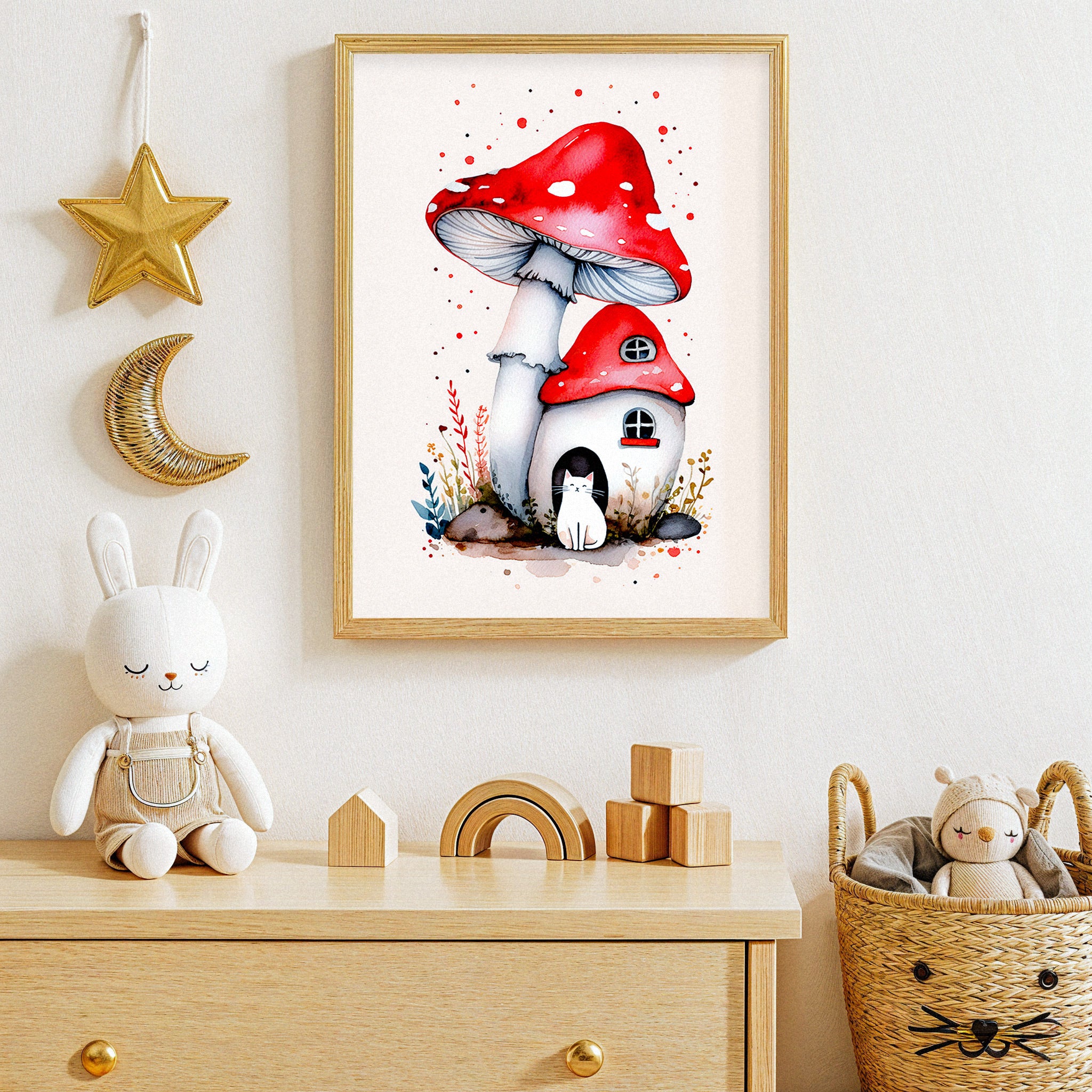 The Mushroom House 03 - Print