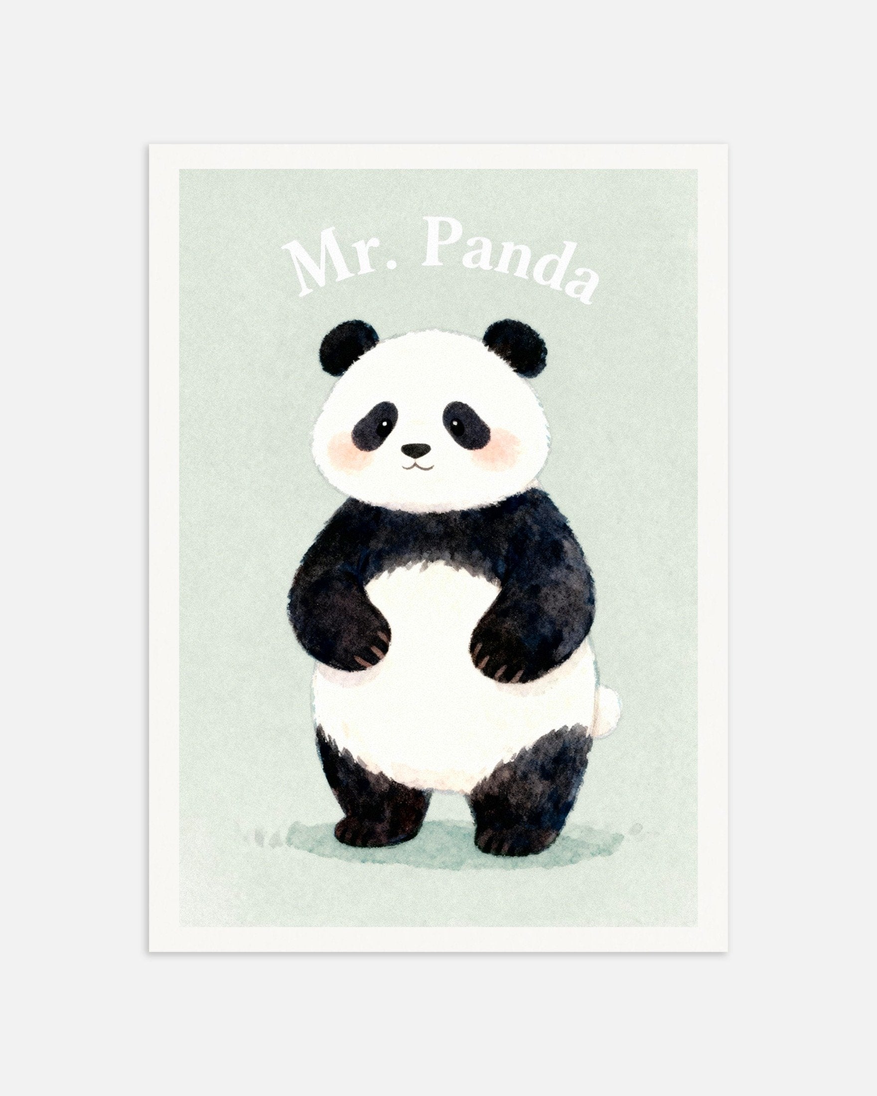Poster of Nursery panda wall art – Cute print, thumbnail