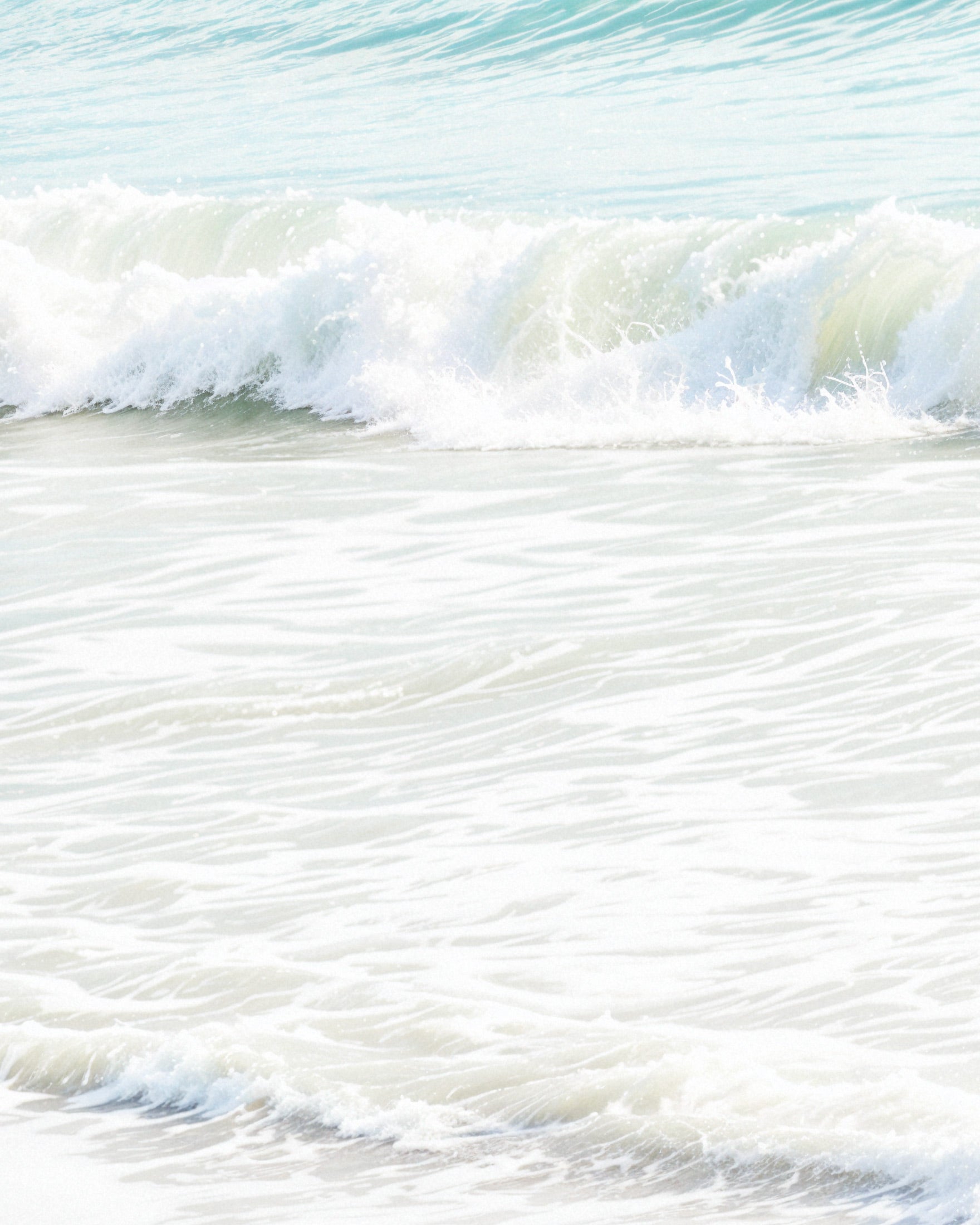 Ocean poster, pastel colors