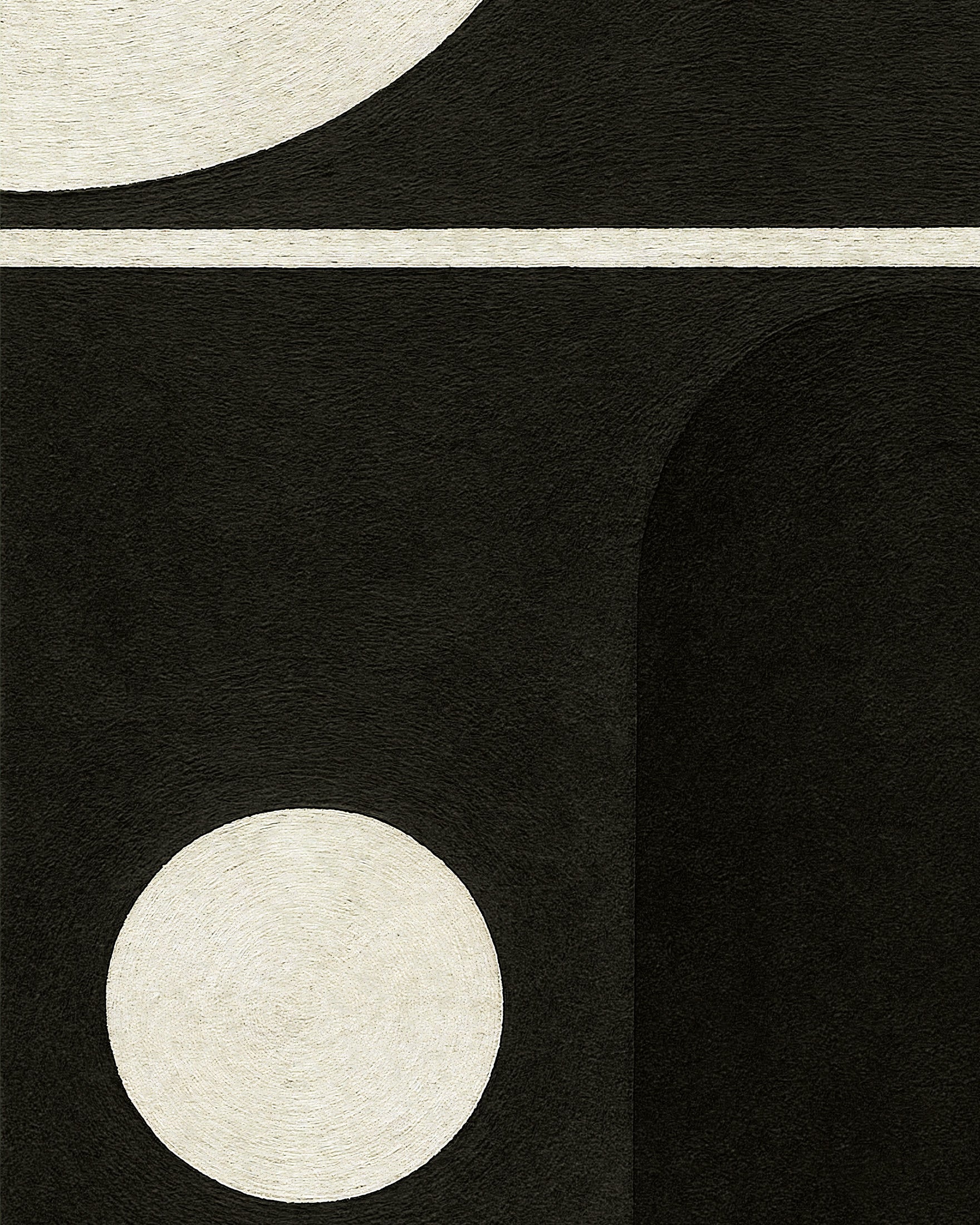 Monochrome forms – Sleek geometric print with a minimalist vibe