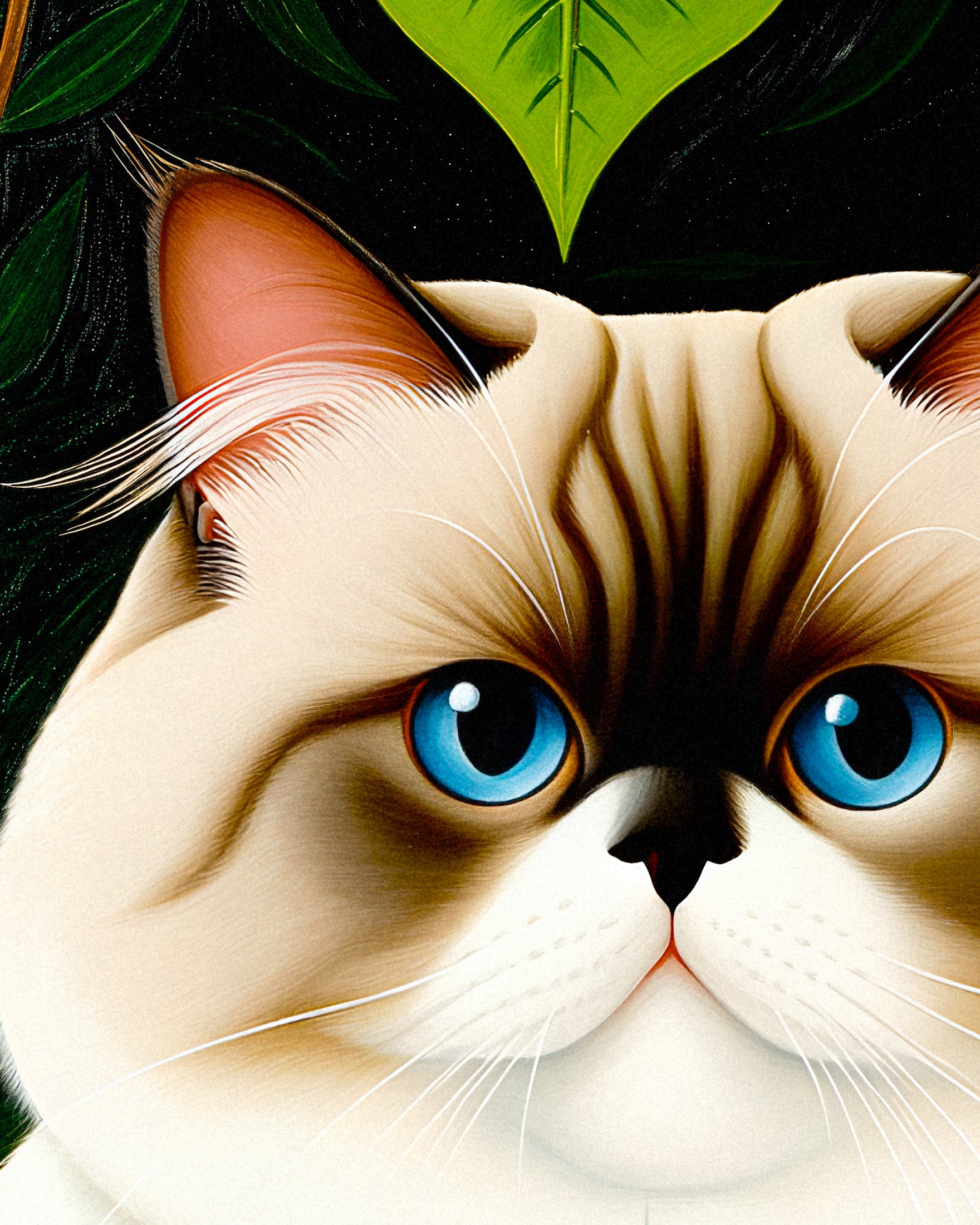 Portrait of a Persian Cat - Poster