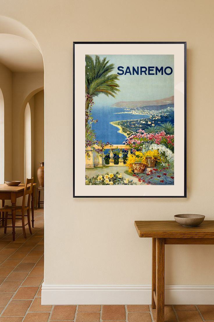 Sanremo Print, Retro Style