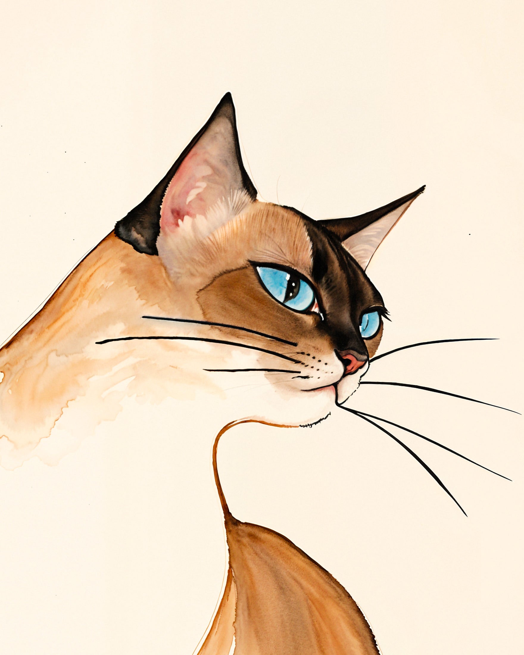 Siamese cat - Poster
