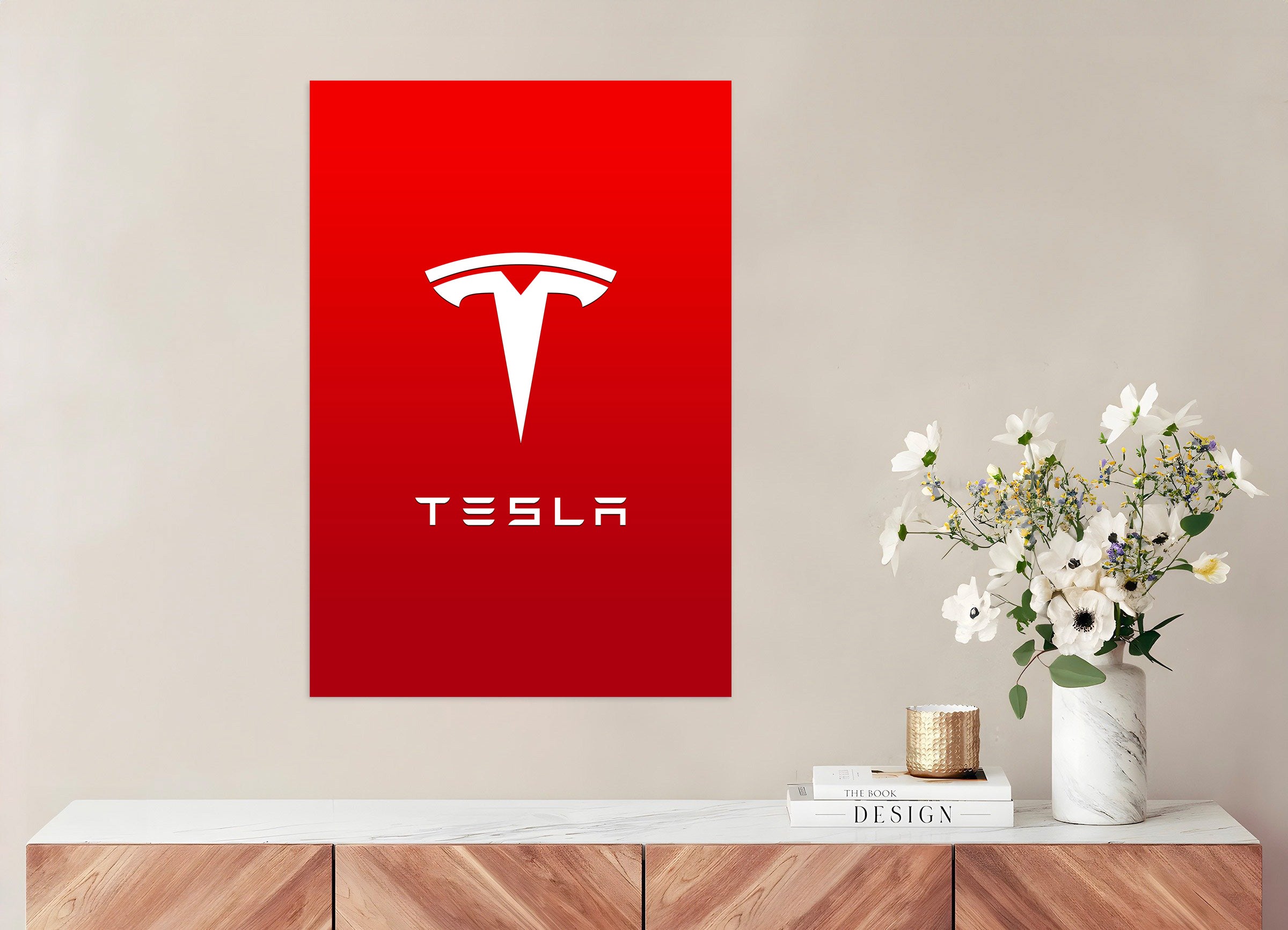 Tesla badge