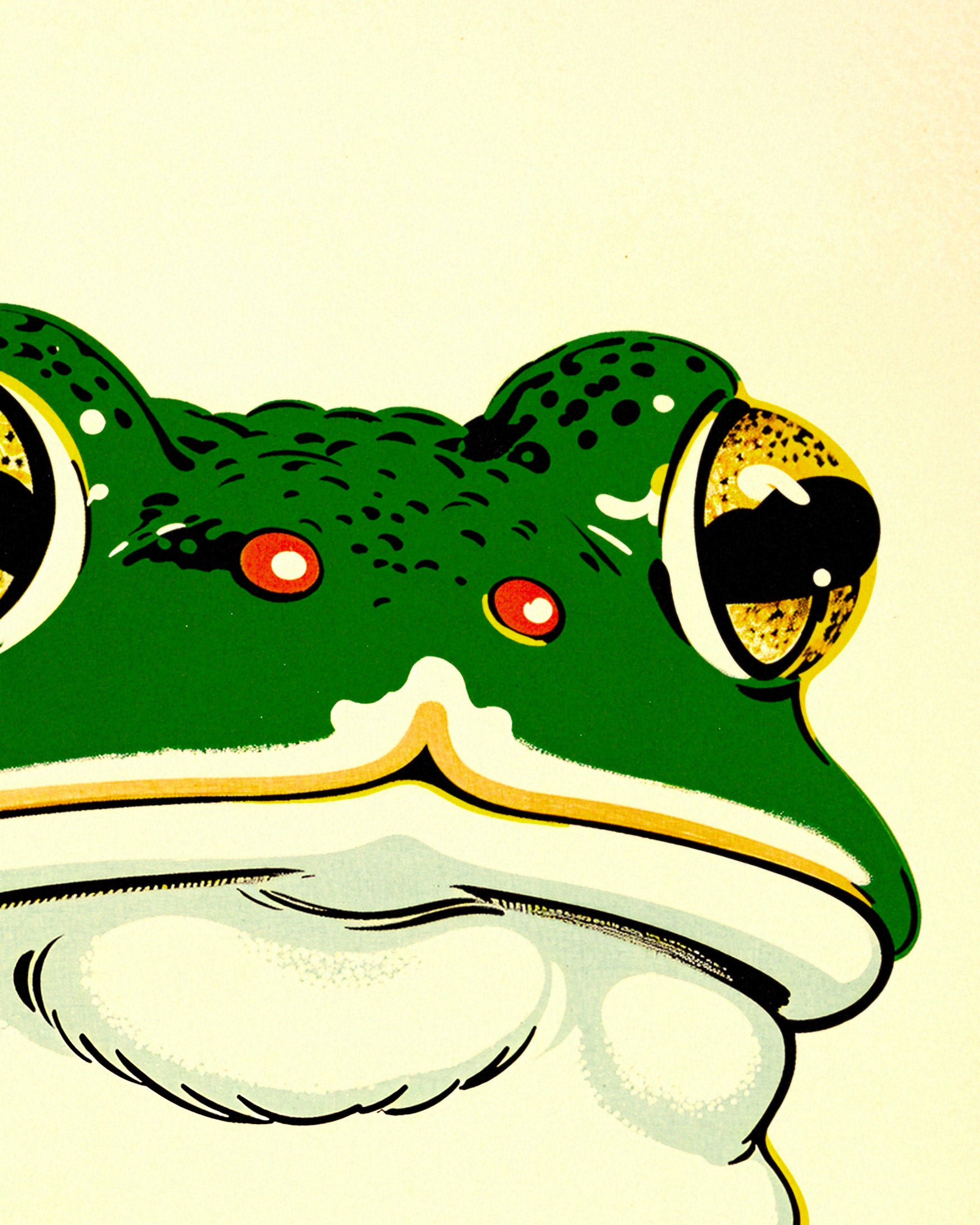 Japanese toad 03 - Poster