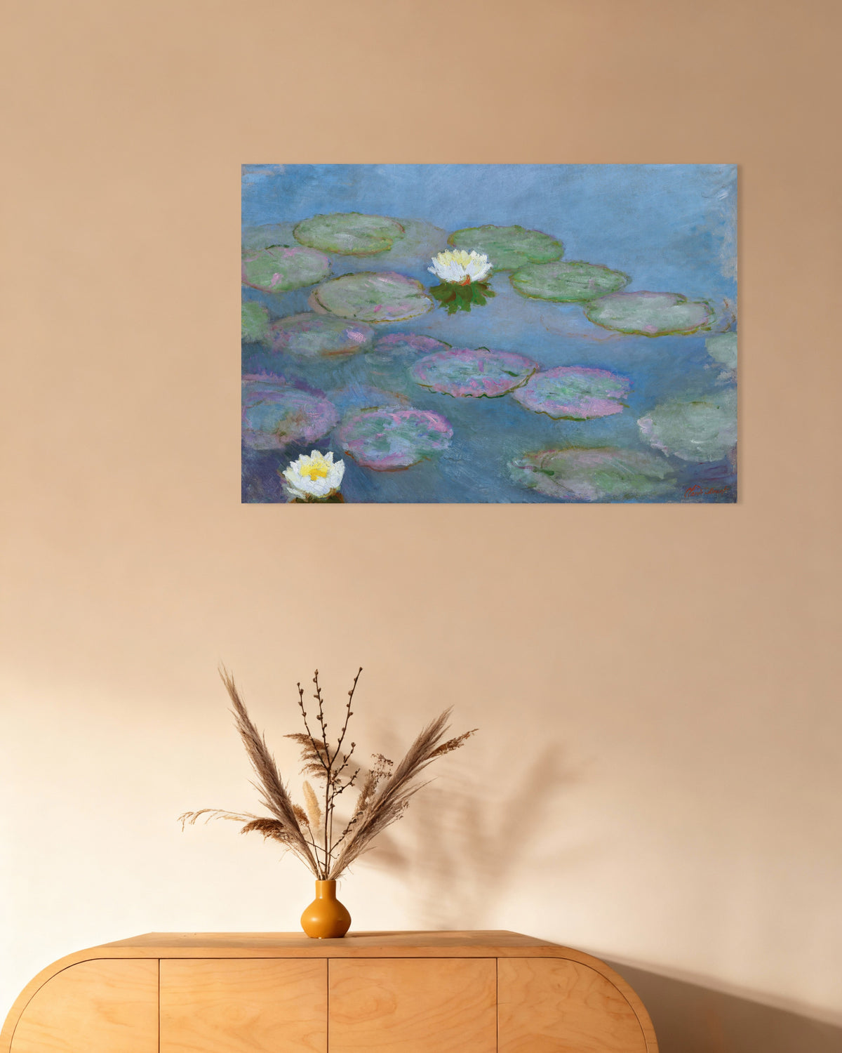 Poster of Water Lilies (c. 1897–1899) by Claude Monet