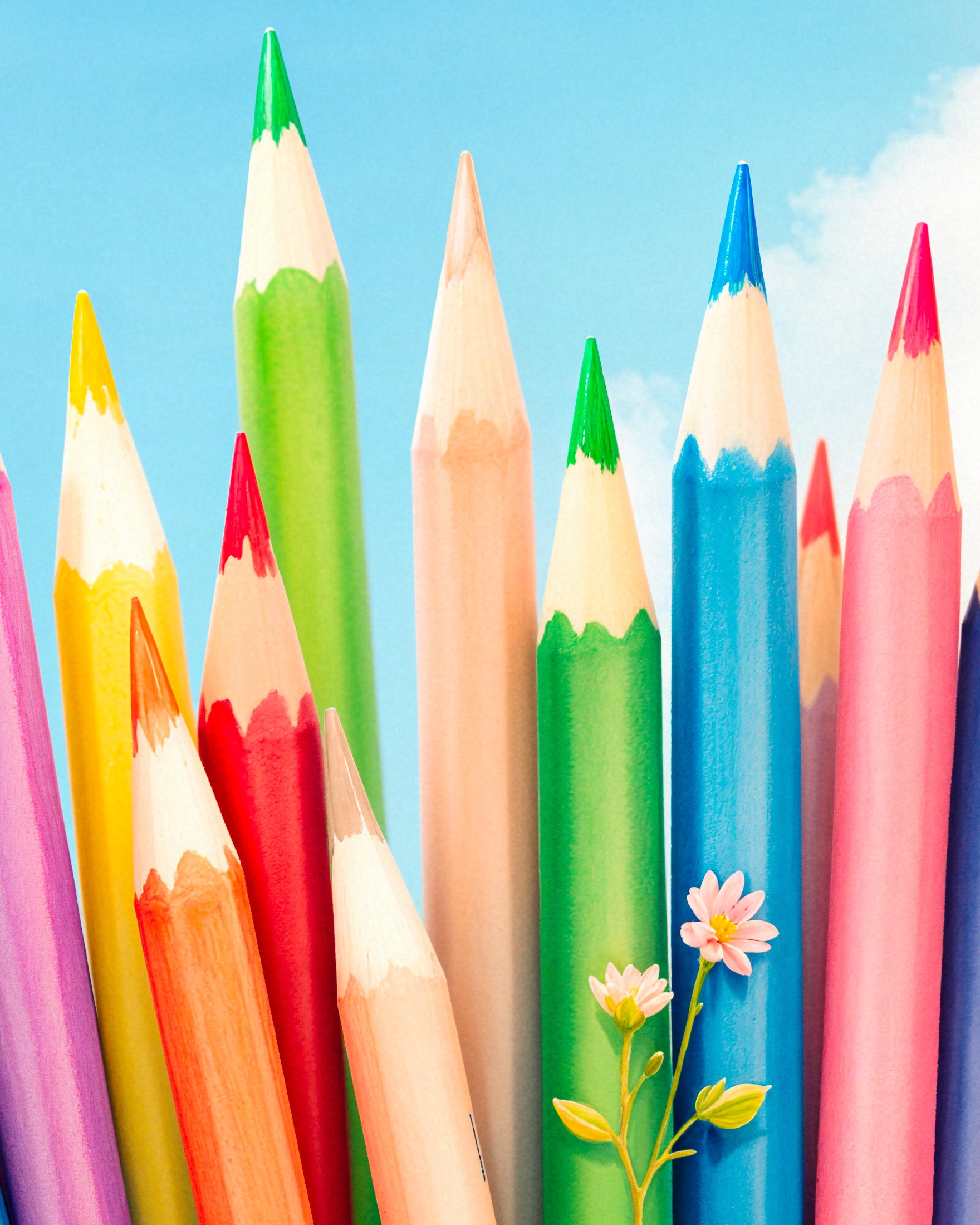 Coloured pencils - Poster