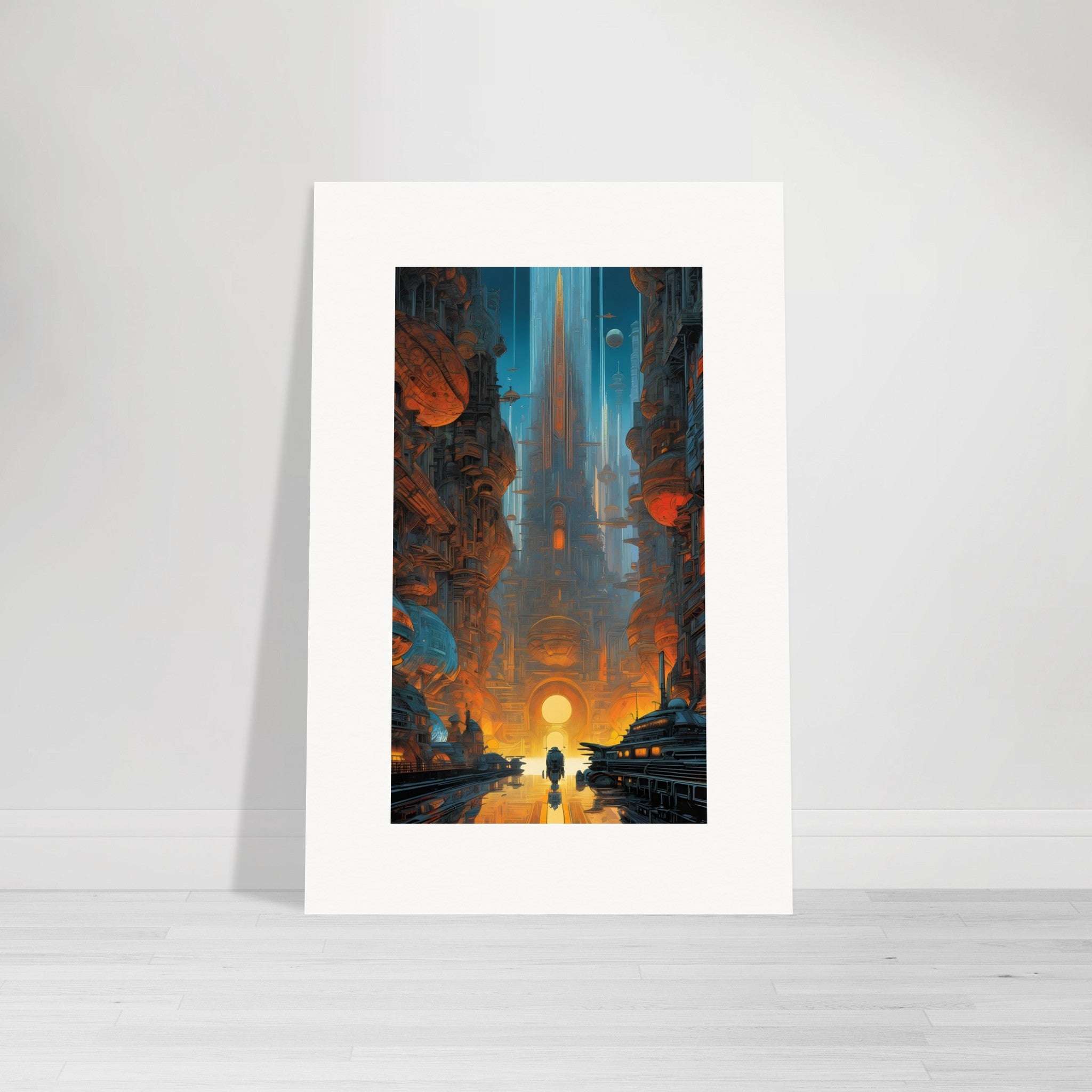 Métal Hurlant (comic), Futuristic city – Poster print