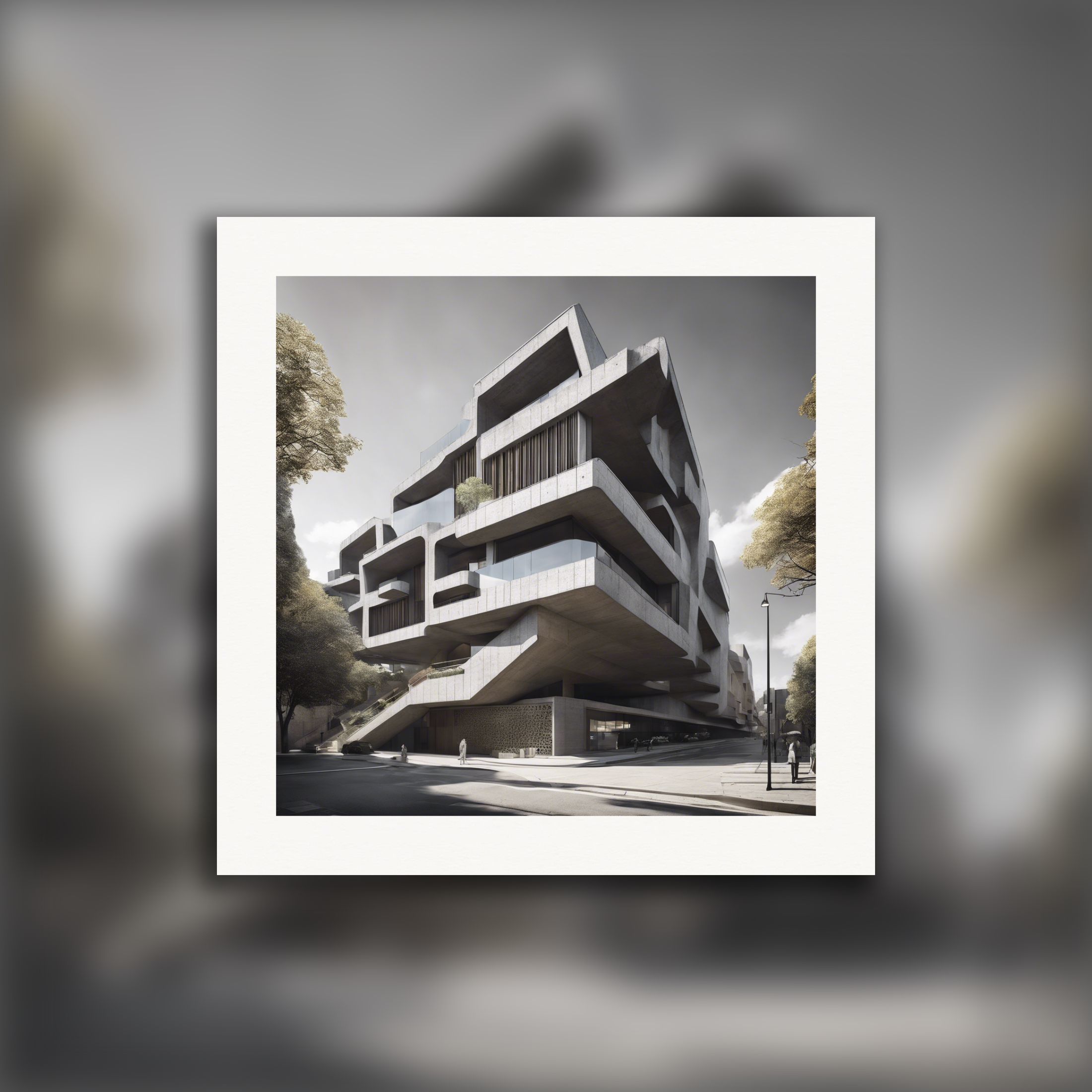 Late modernism, Brutalist architecture – Print for your wall