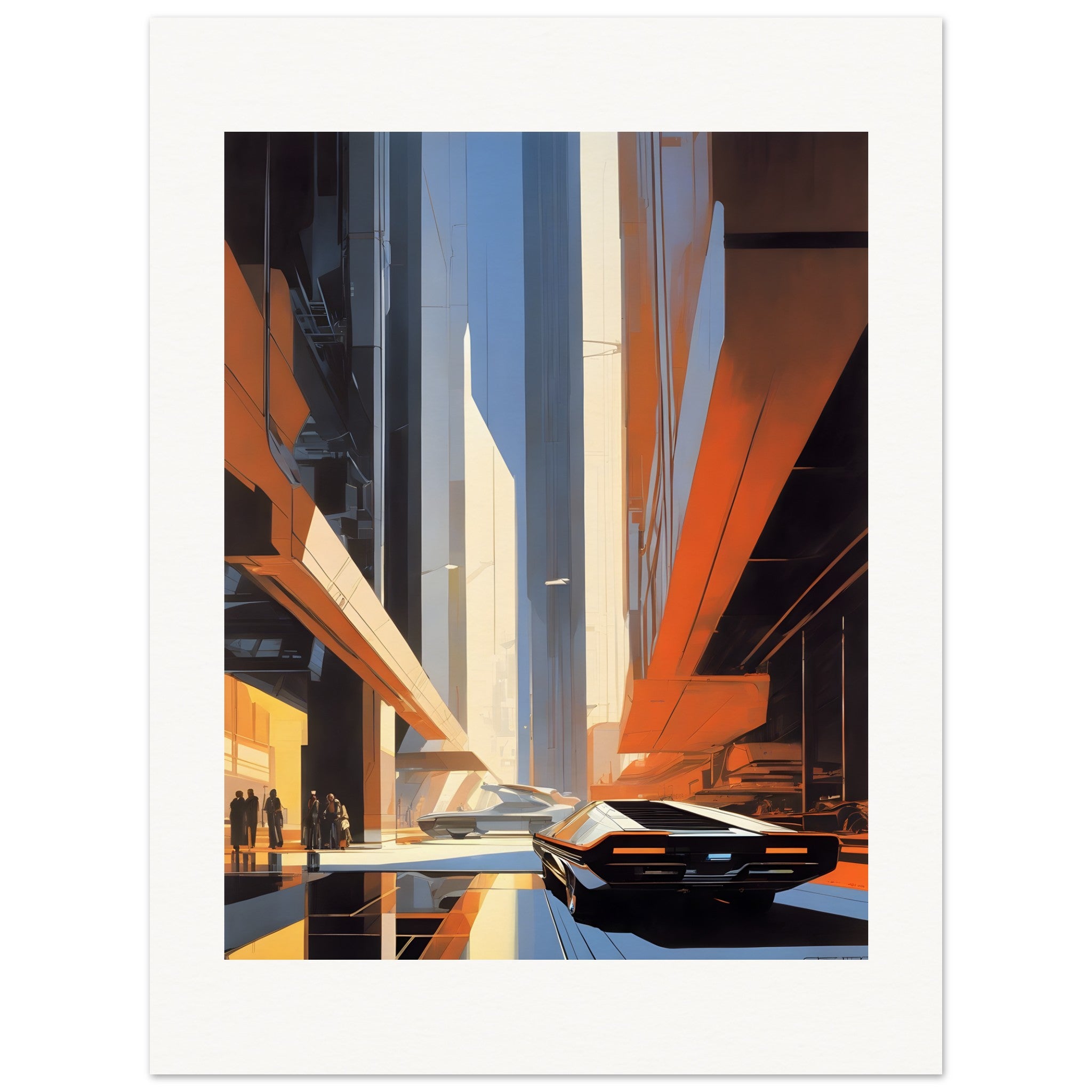 Futuristic American industrial design - Poster