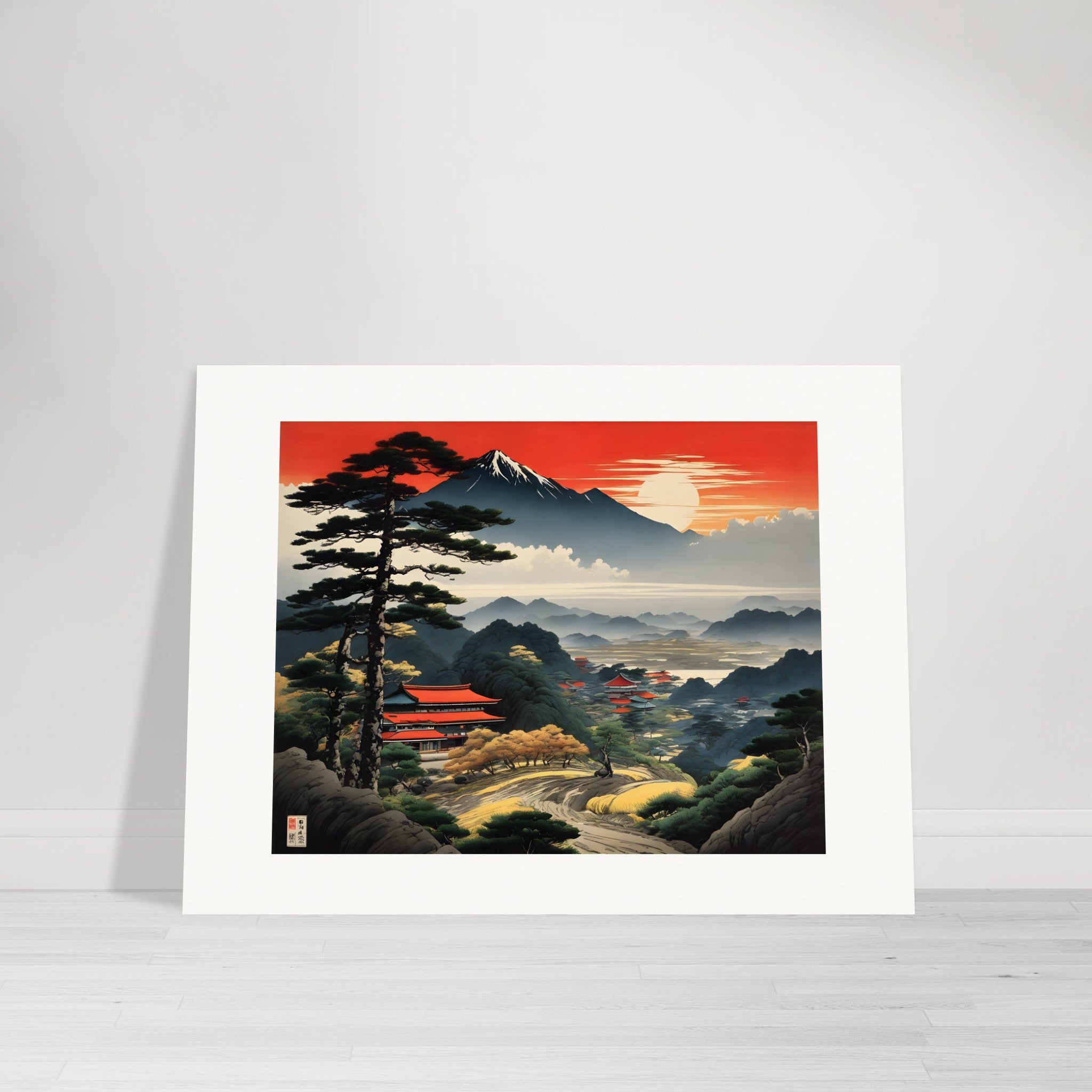 Japanese landscape - Poster