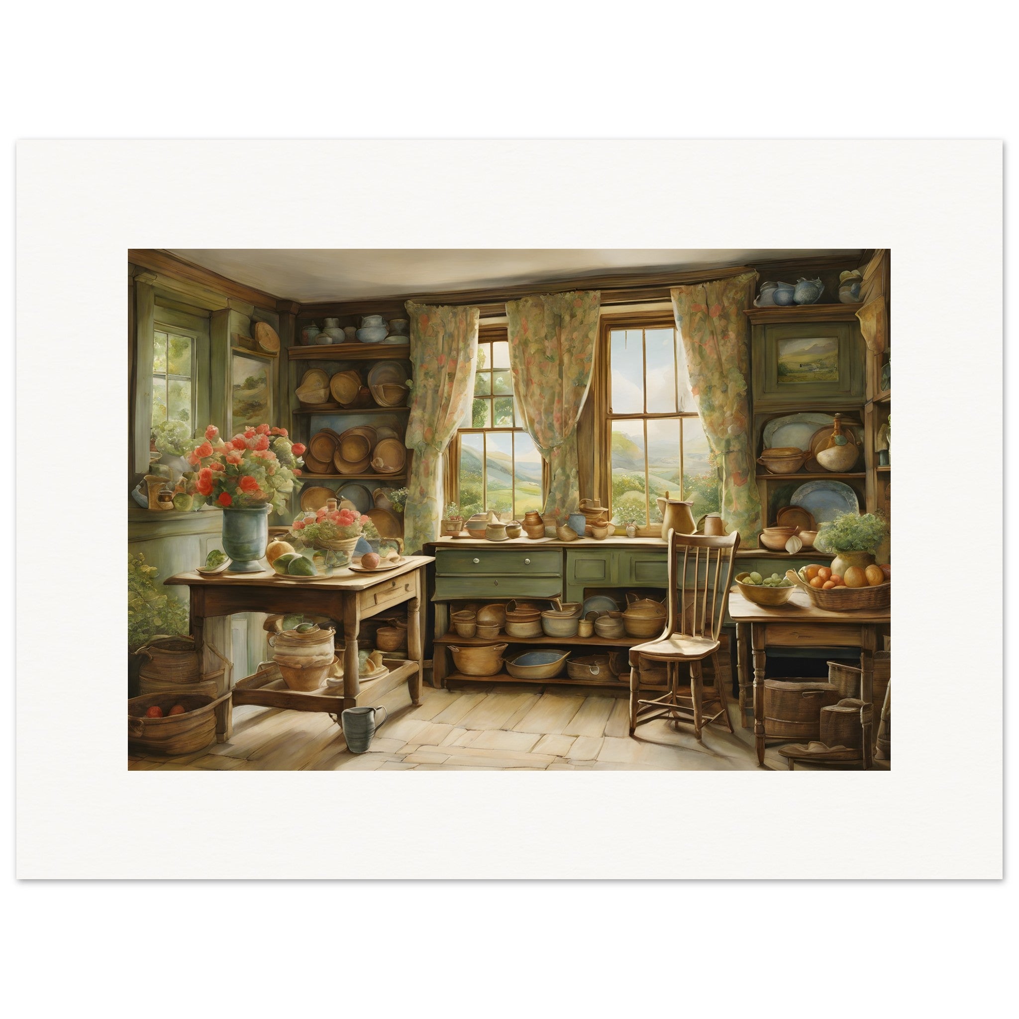 Charming tales, delicate British watercolors, Home - Poster