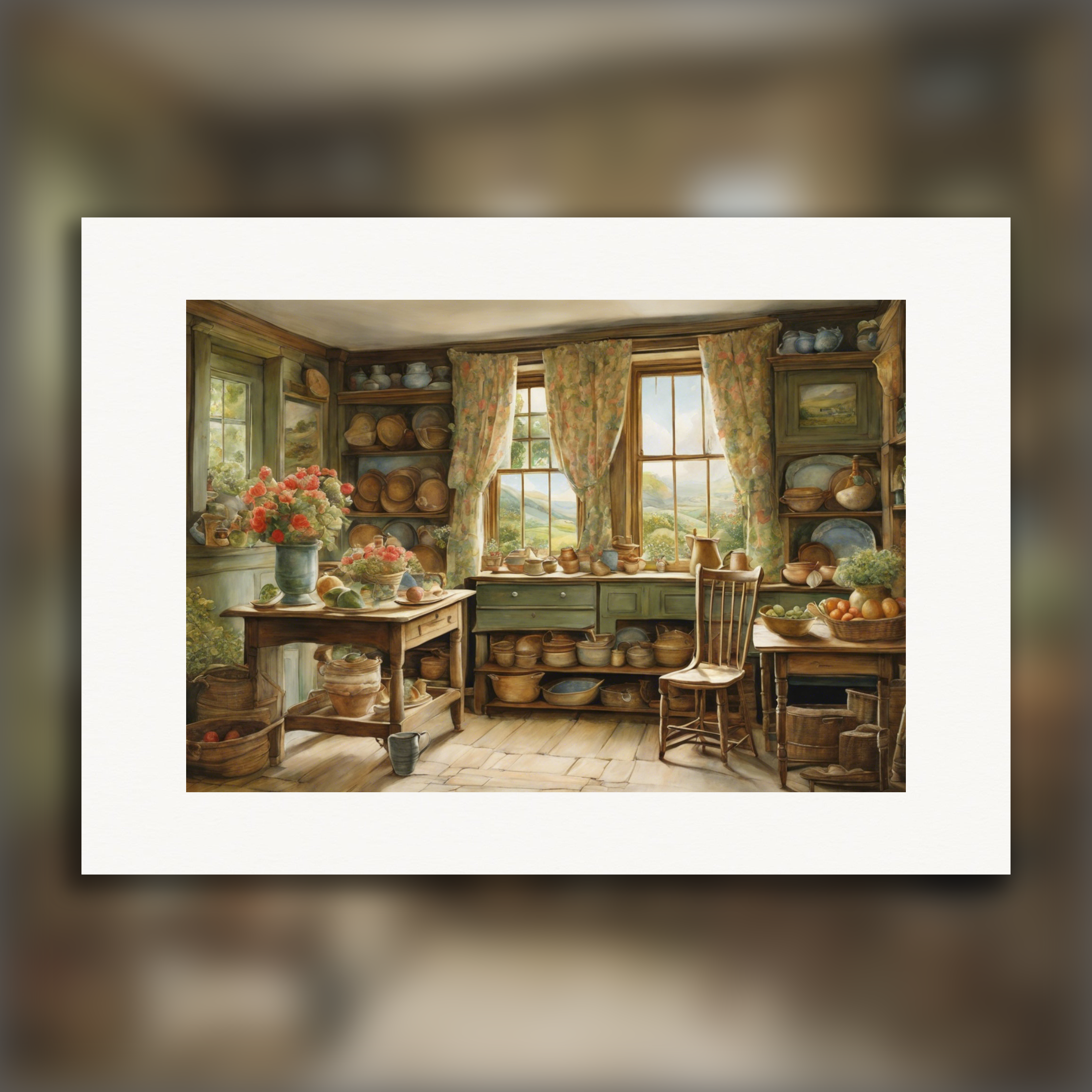 Charming tales, delicate British watercolors, Home - Poster