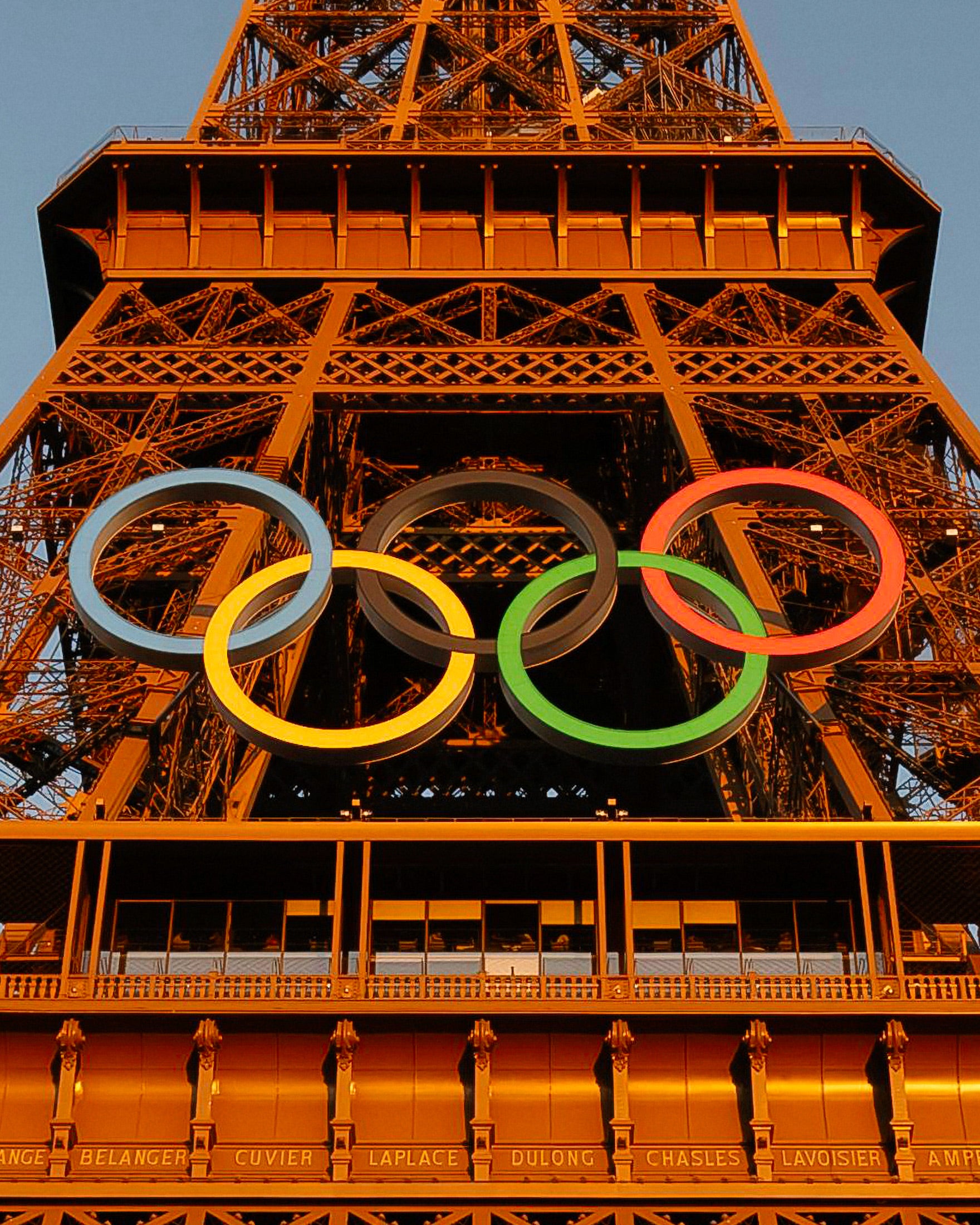 Paris Olympics 2024, Olympic rings – Poster print