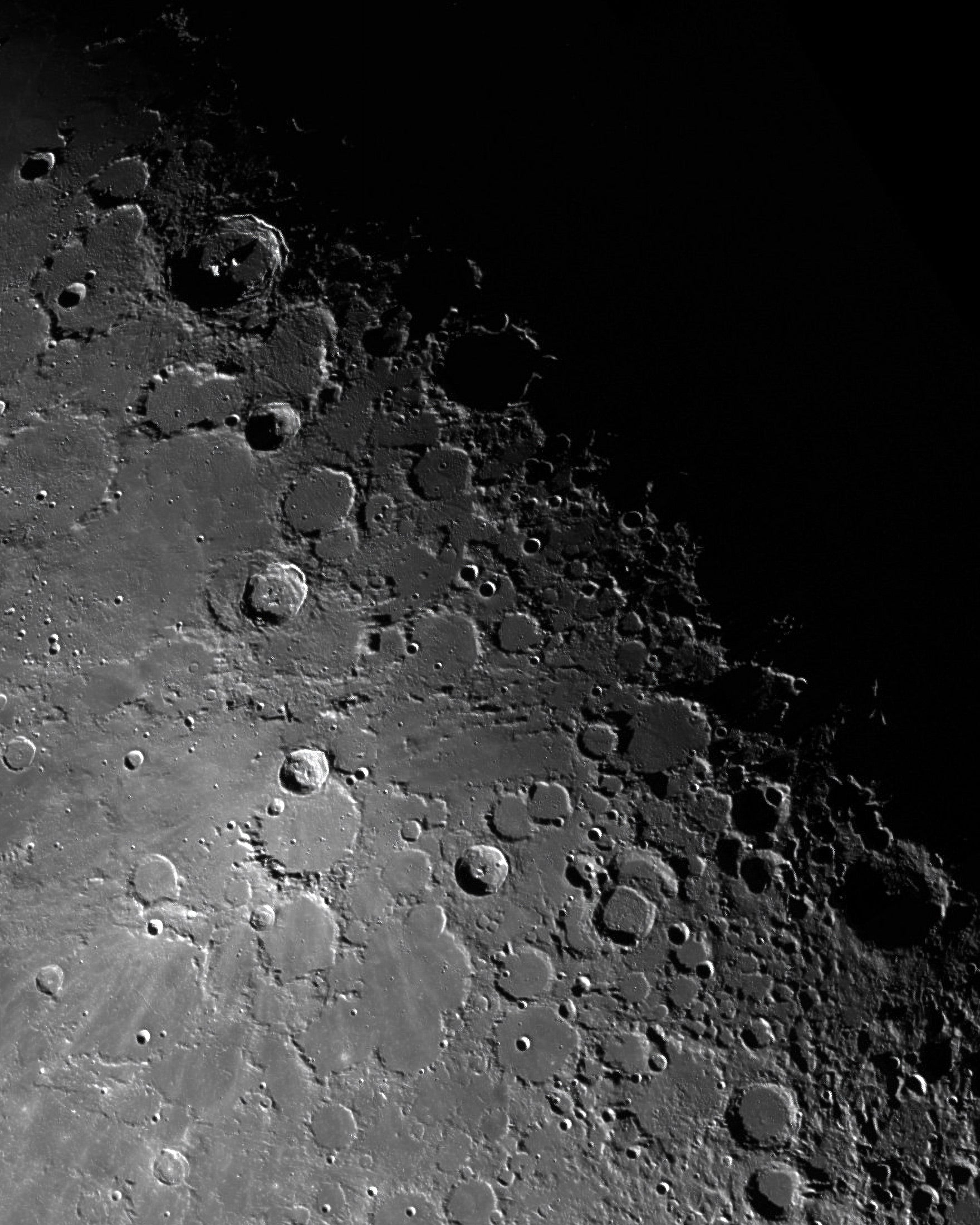 Astronomy poster, the Moon