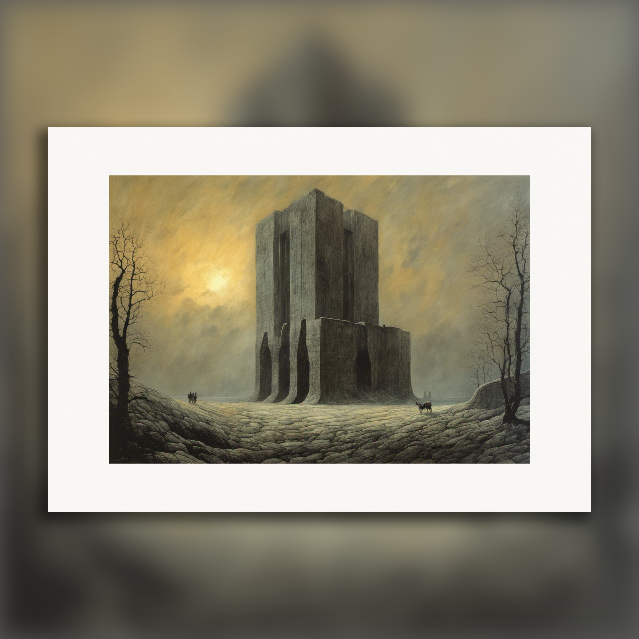 Atmospheric, dark and mystical, The prison - Poster