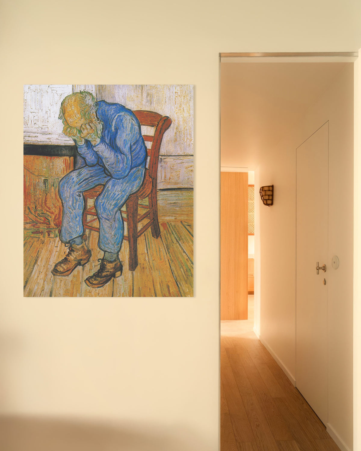 Poster of At Eternity's Gate (1890) by Vincent van Gogh