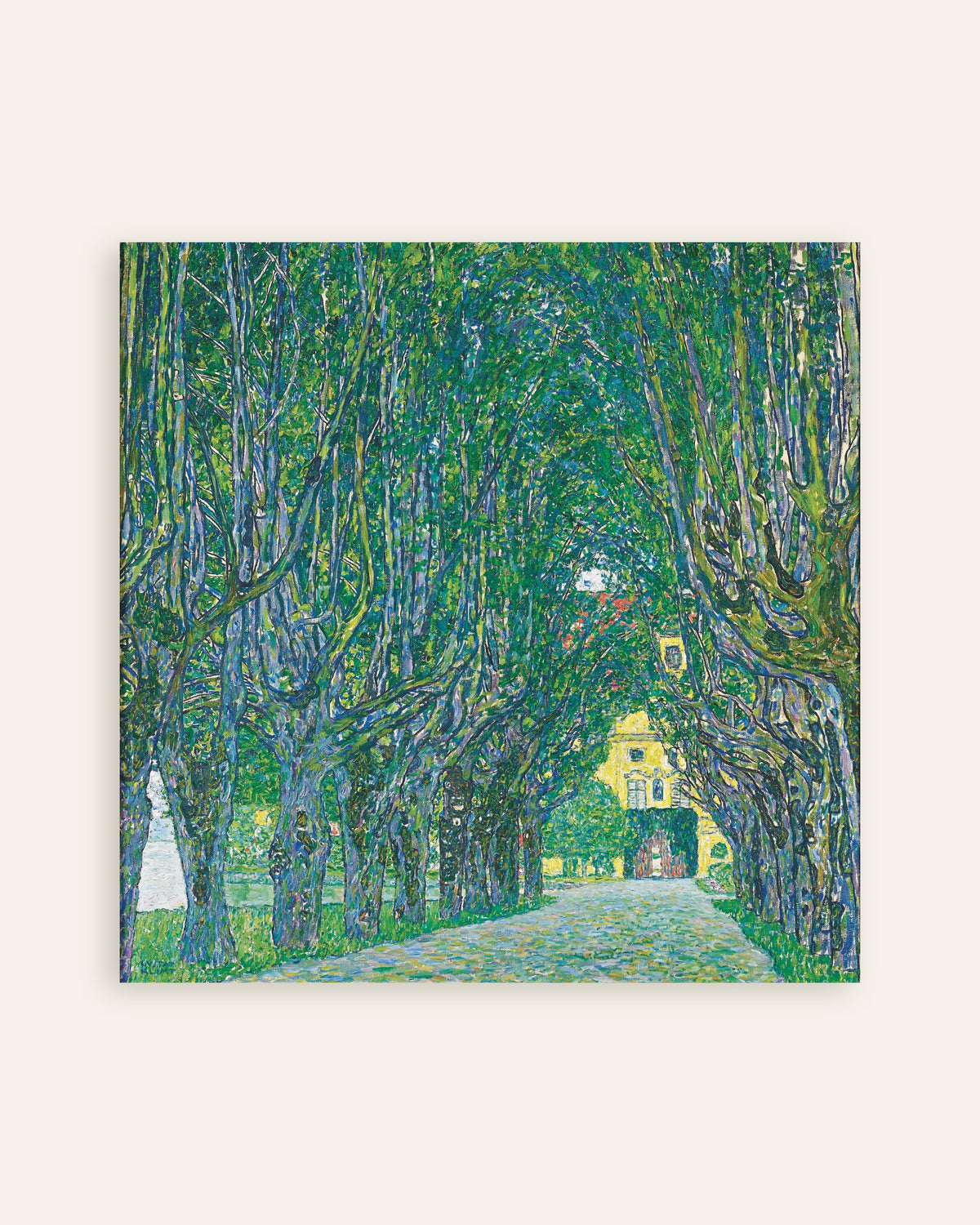 Poster of Avenue to Schloss Kammer (1912) by Gustav Klimt, thumbnail