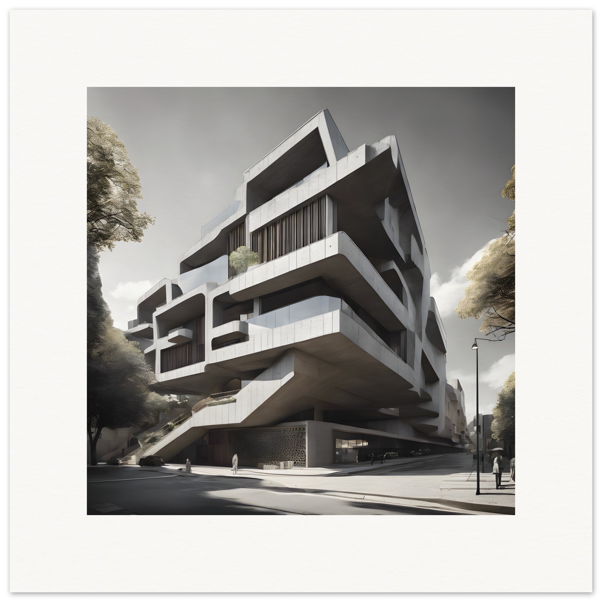 Late modernism, Brutalist architecture – Print for your wall