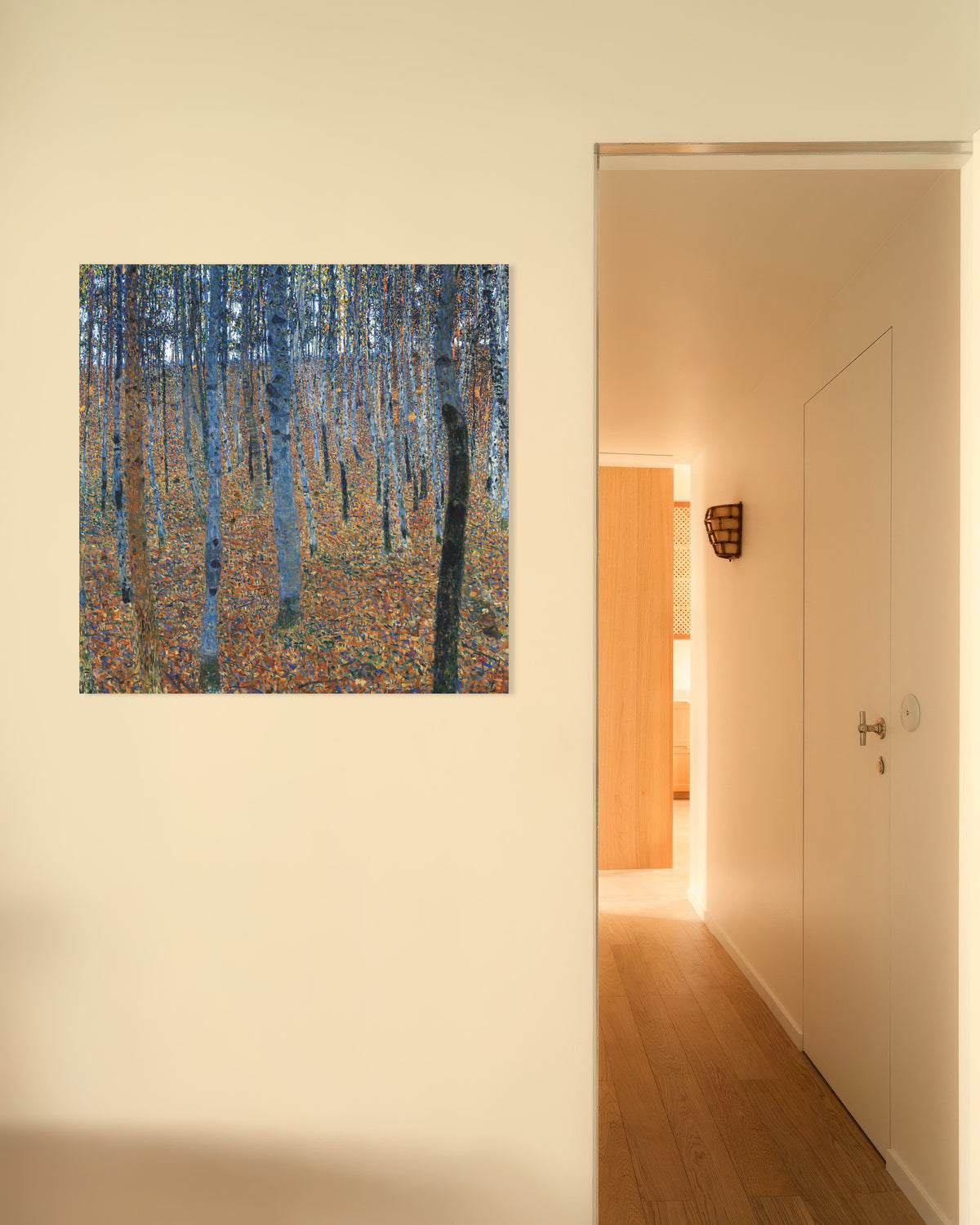 Poster of Beech Grove I (1902) by Gustav Klimt