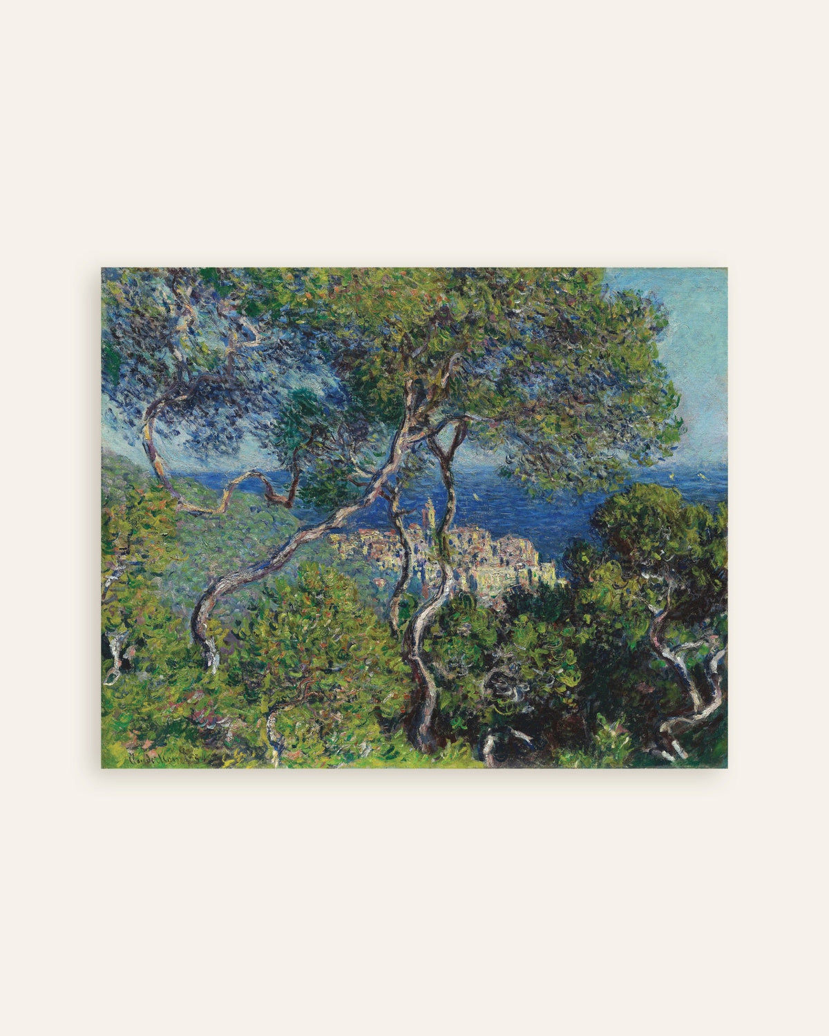 Poster of Bordighera (1884) by Claude Monet, thumbnail