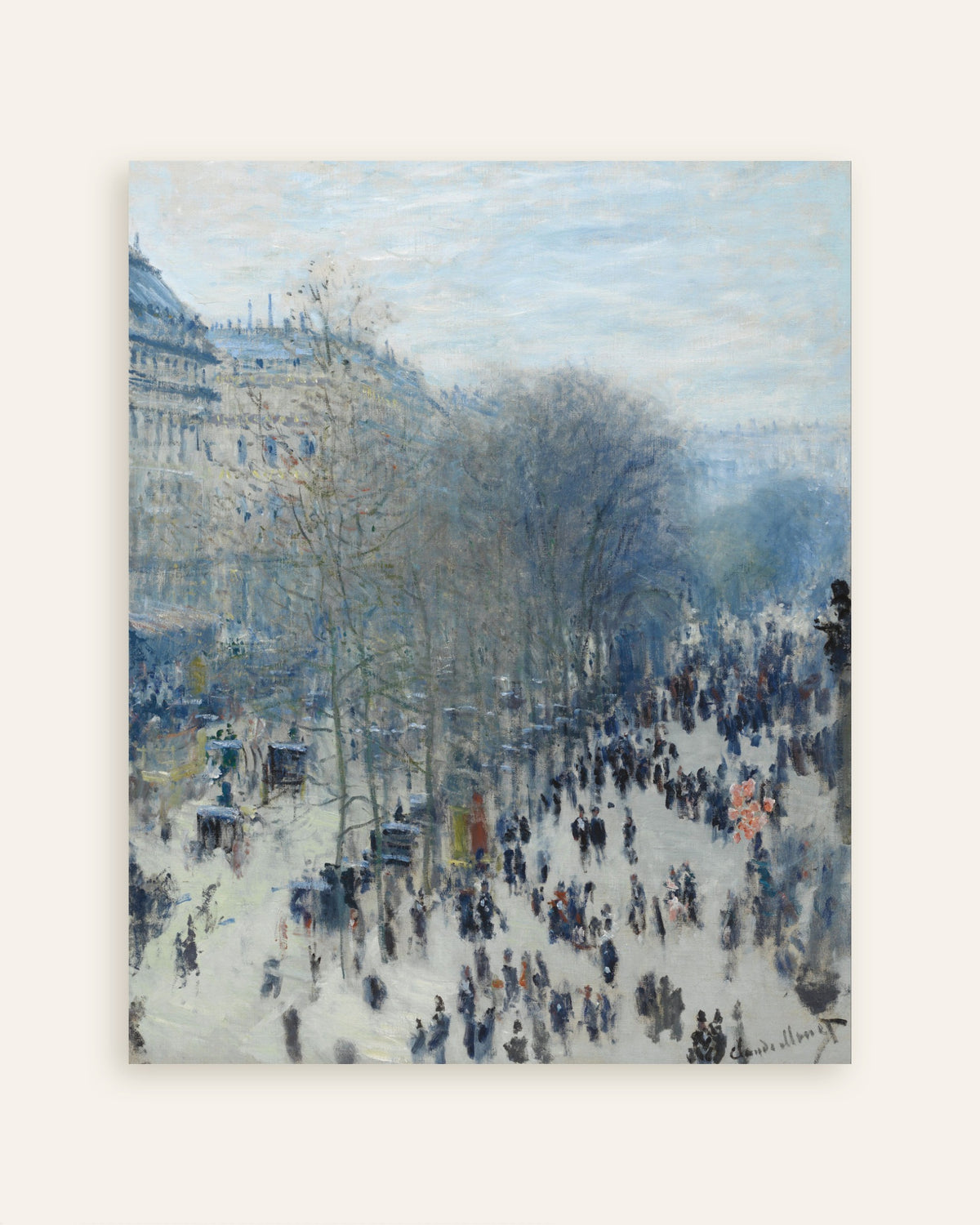 Poster of Boulevard des Capucines (1873–1874) by Claude Monet, thumbnail