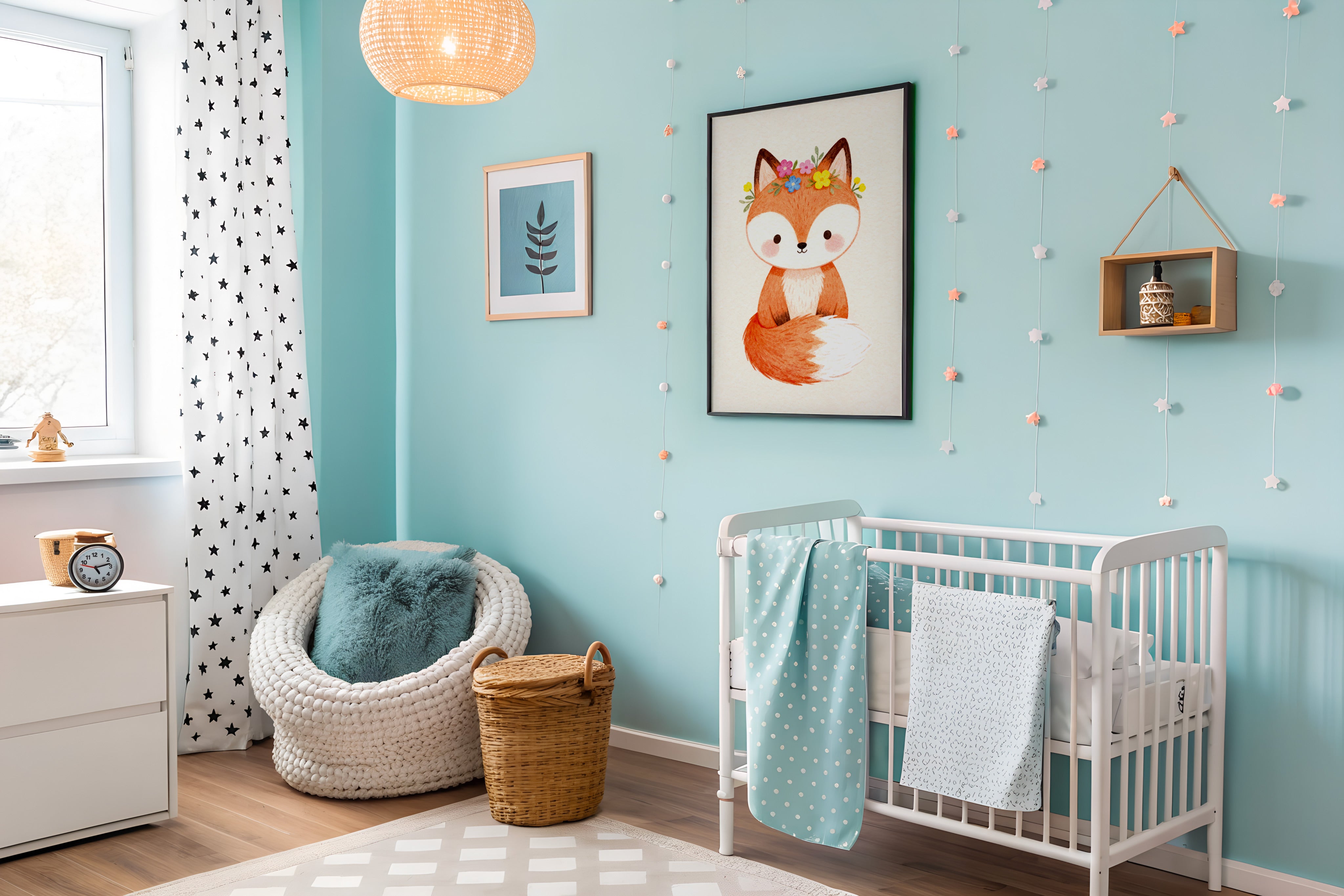 Fox Print – Kids’ Room Wall Décor