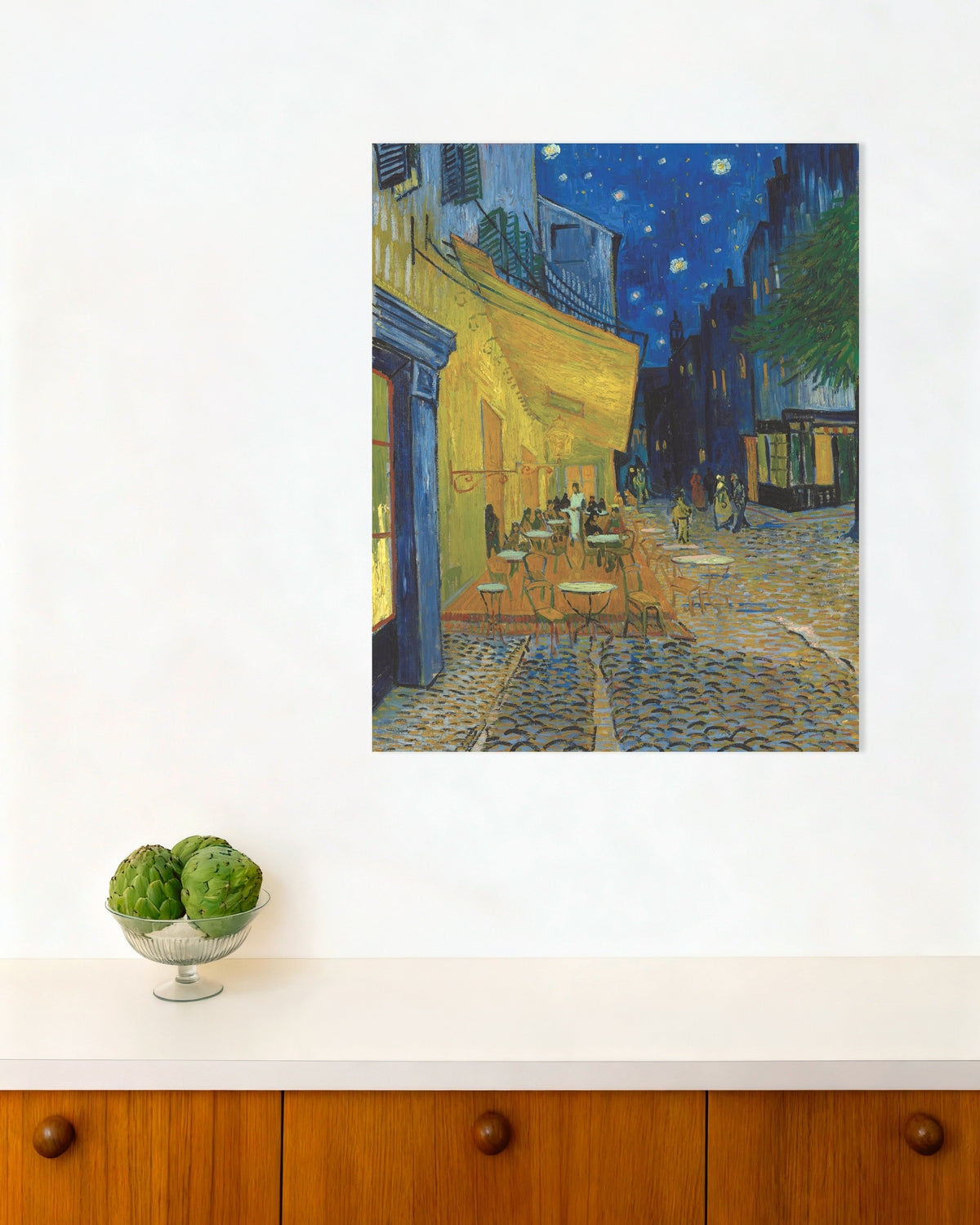 Poster of Café Terrace at Night (1888) by Vincent van Gogh