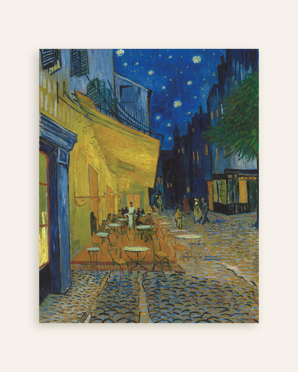 Poster of Café Terrace at Night (1888) by Vincent van Gogh, thumbnail