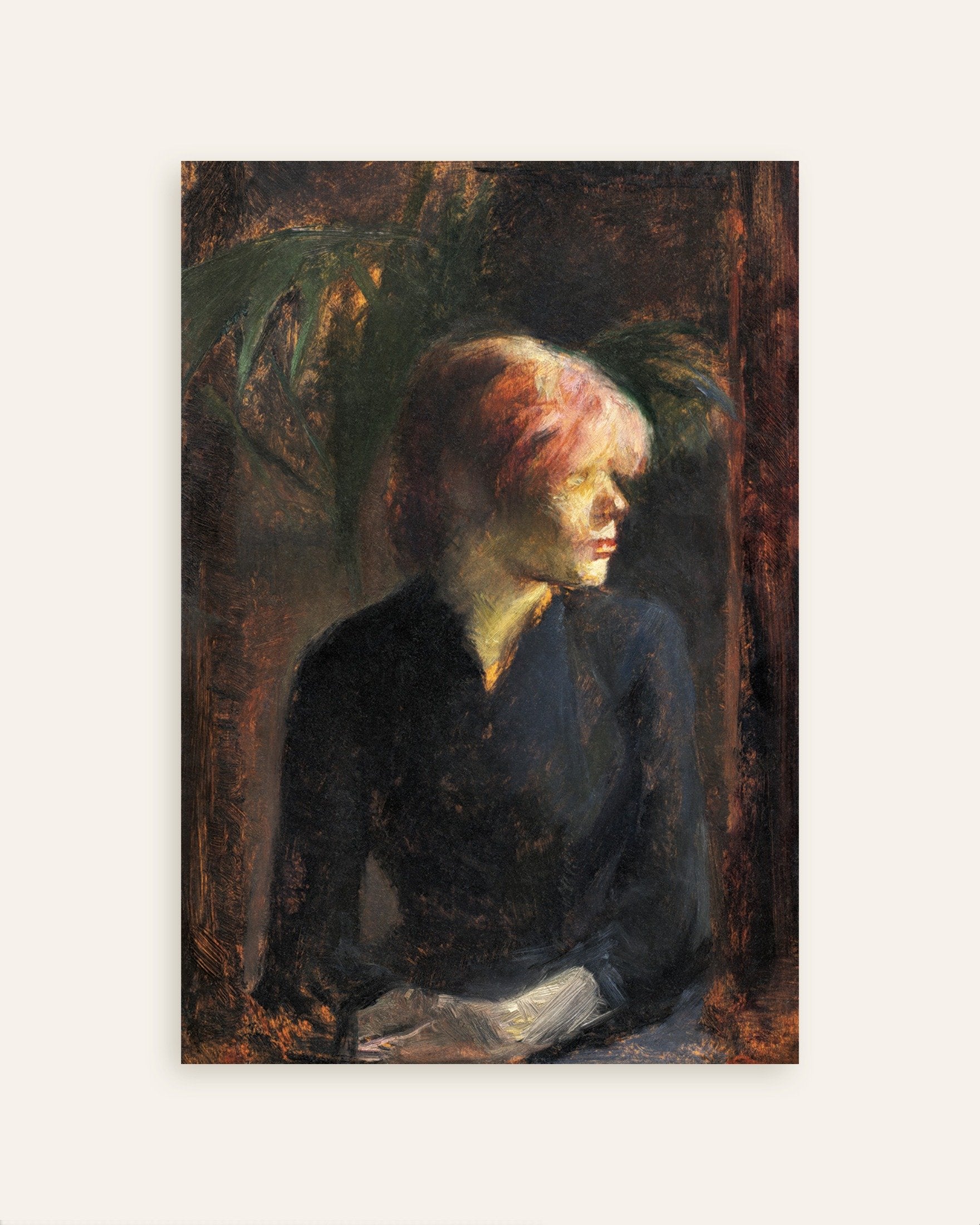 Poster of Carmen Gaudin (1885) by Henri de Toulouse-Lautrec, thumbnail