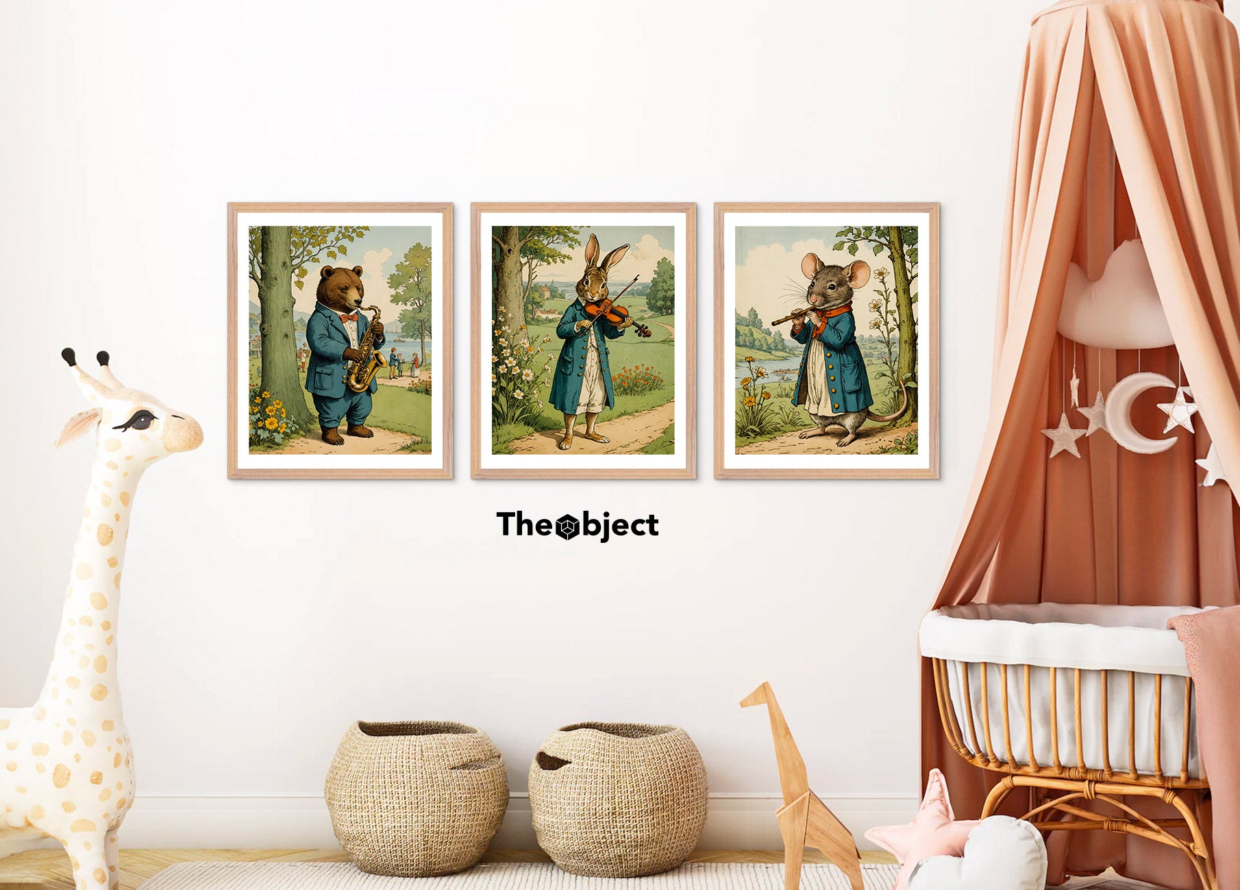 The troupe of animals musicians - 3 Posters