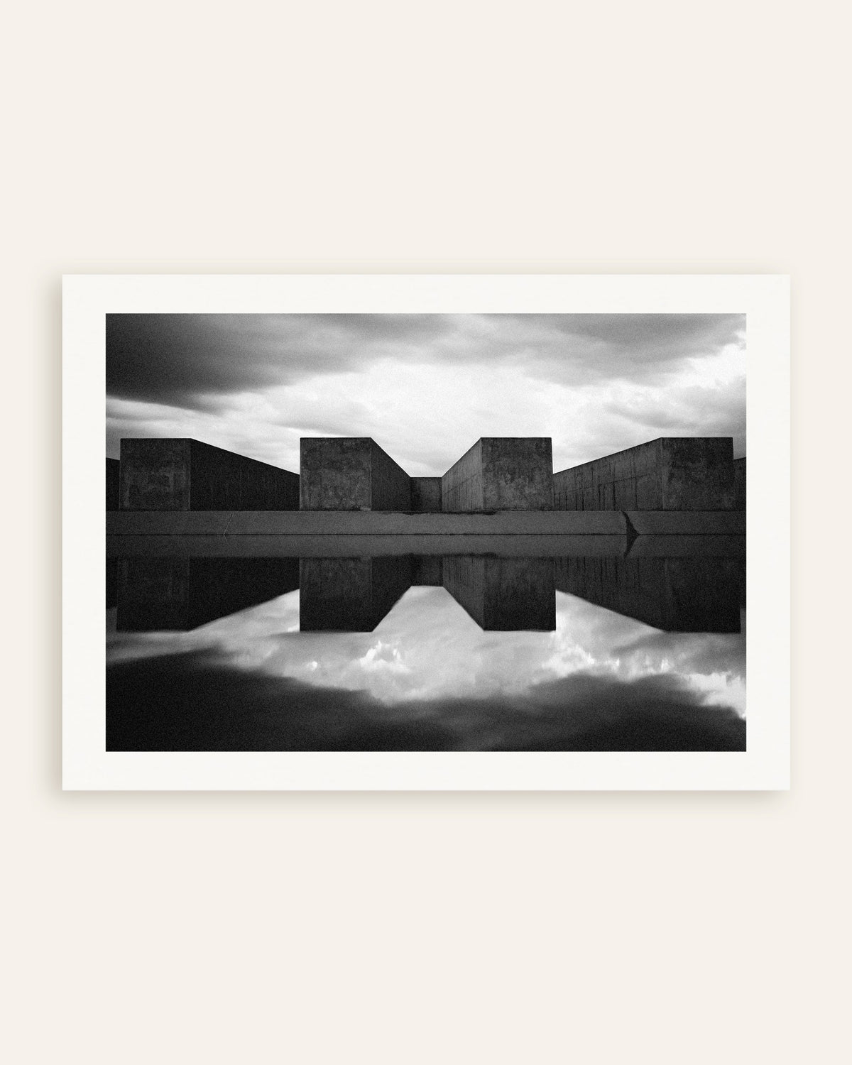 Poster of Concrete Blocks Reflected in Water, thumbnail