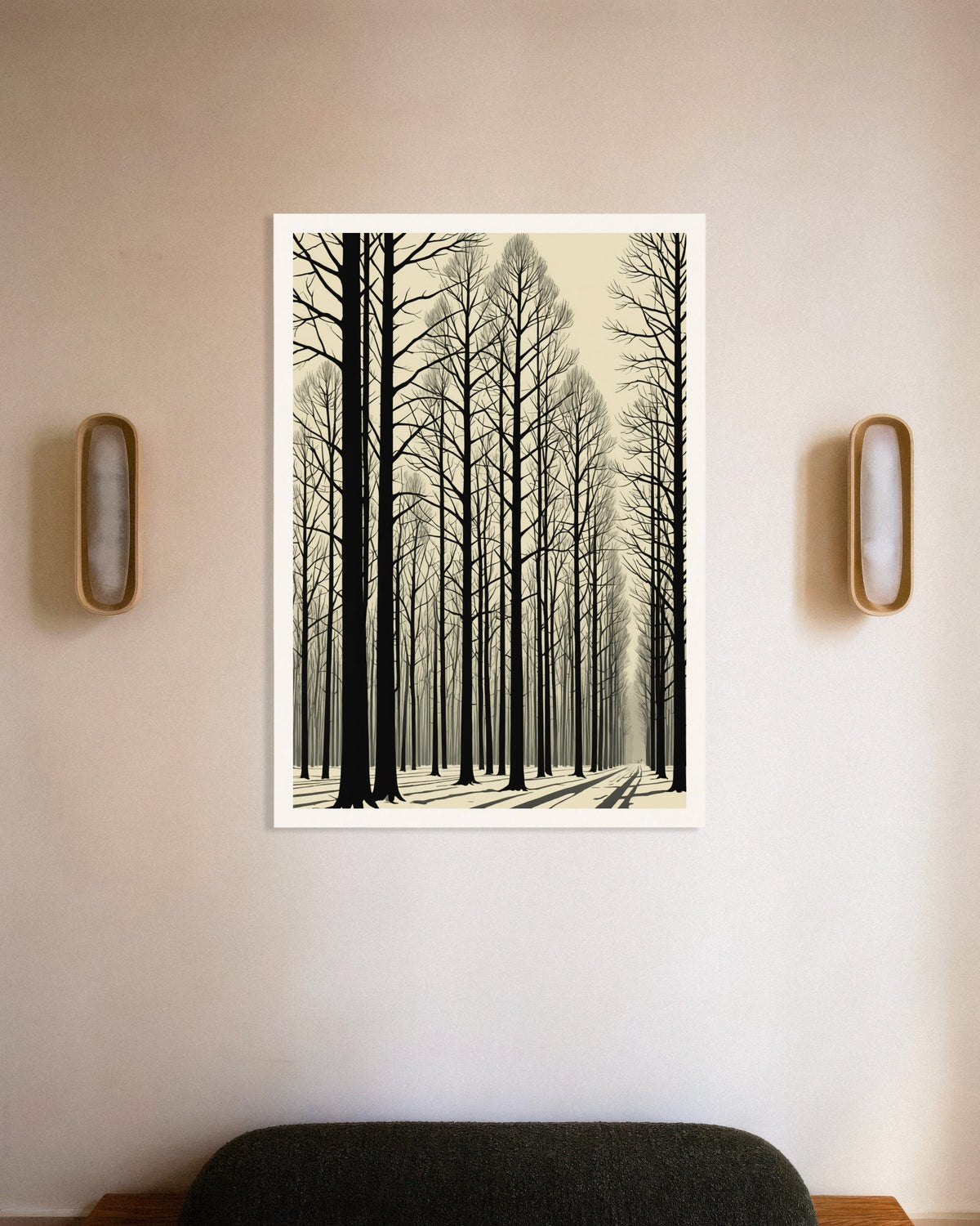 Constructivism, striking angles, crisp geometric shapes, Trees Poster ...