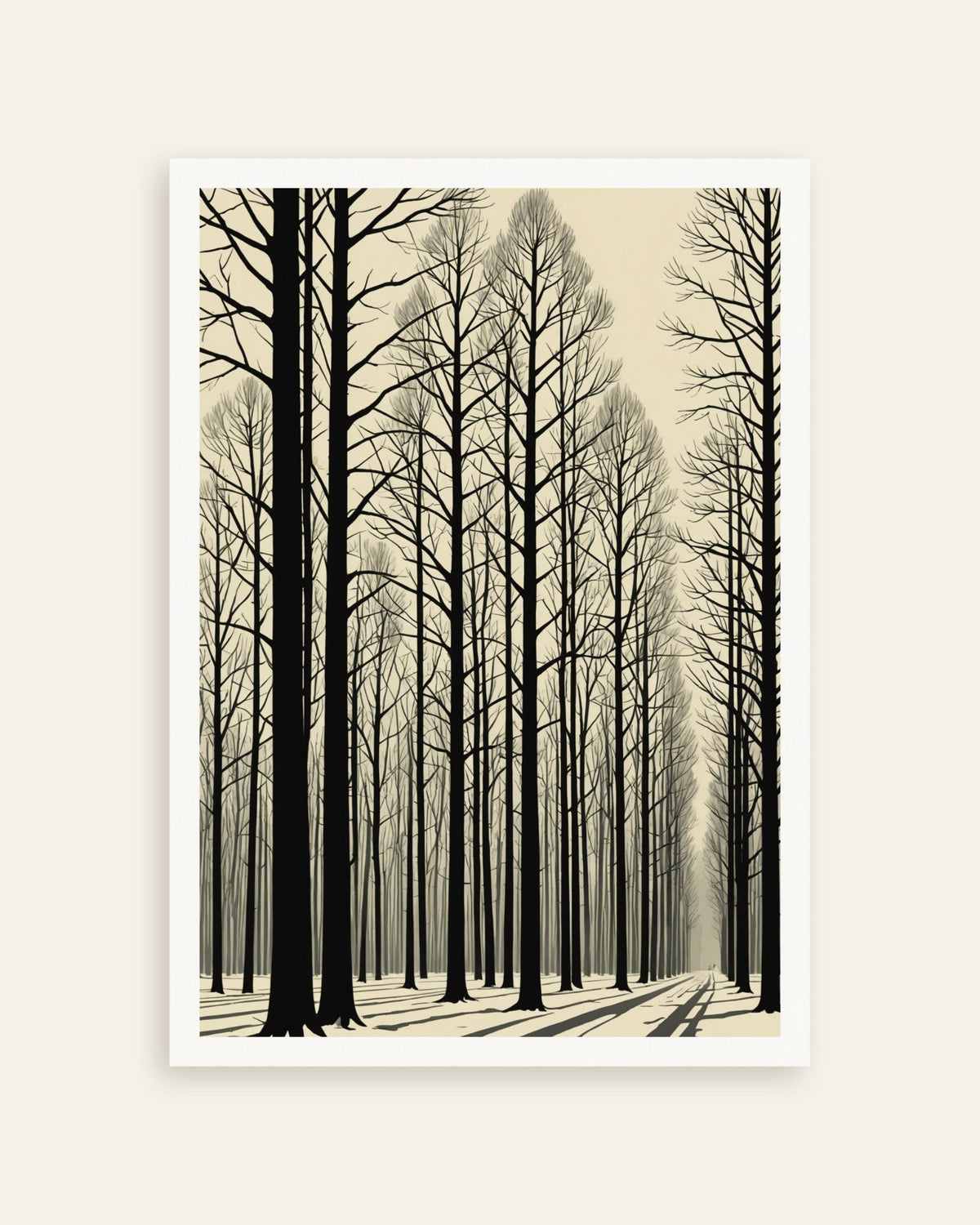 Constructivism, striking angles, crisp geometric shapes, Trees Poster ...