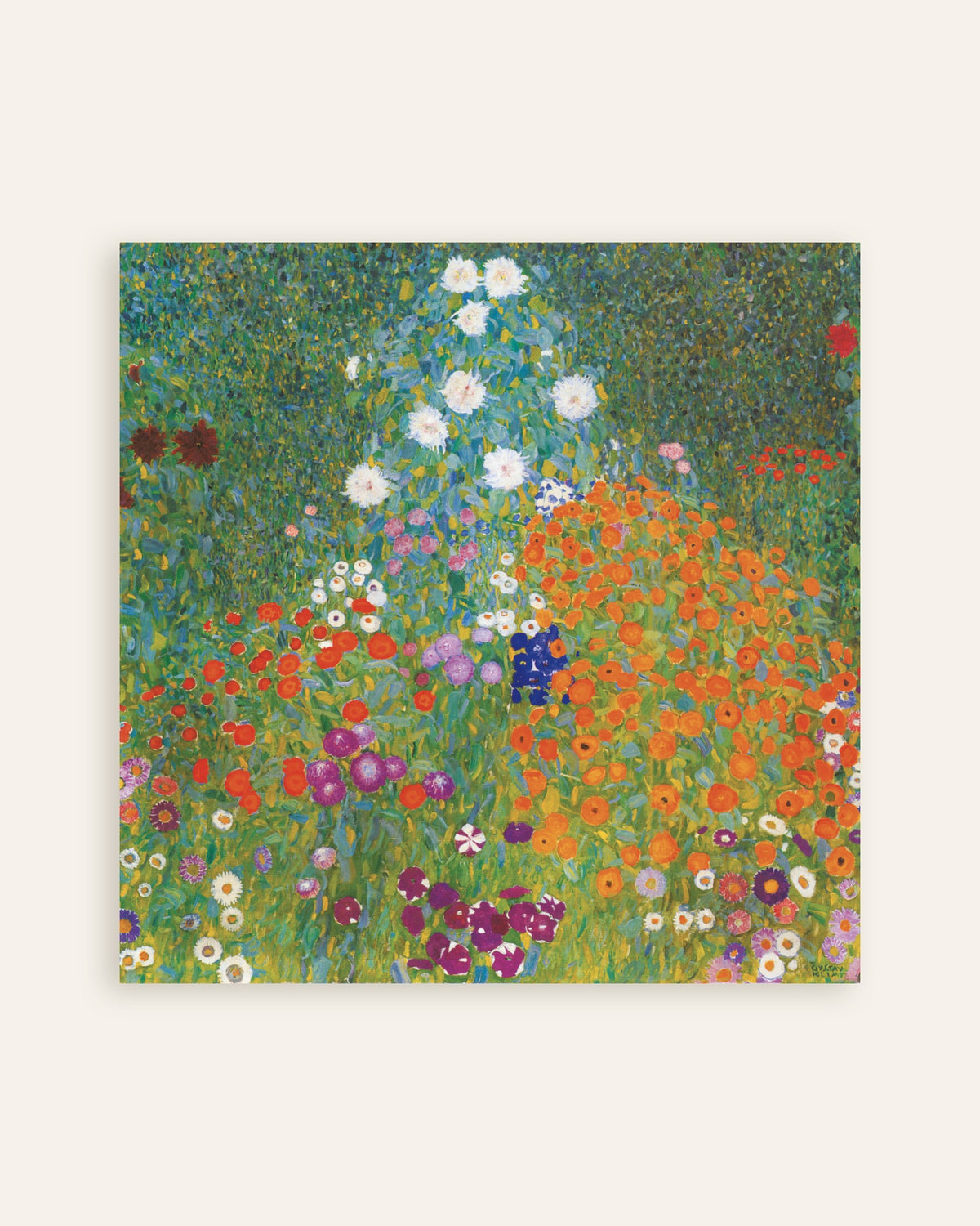 Poster of Cottage Garden (1905–1907) by Gustav Klimt, thumbnail