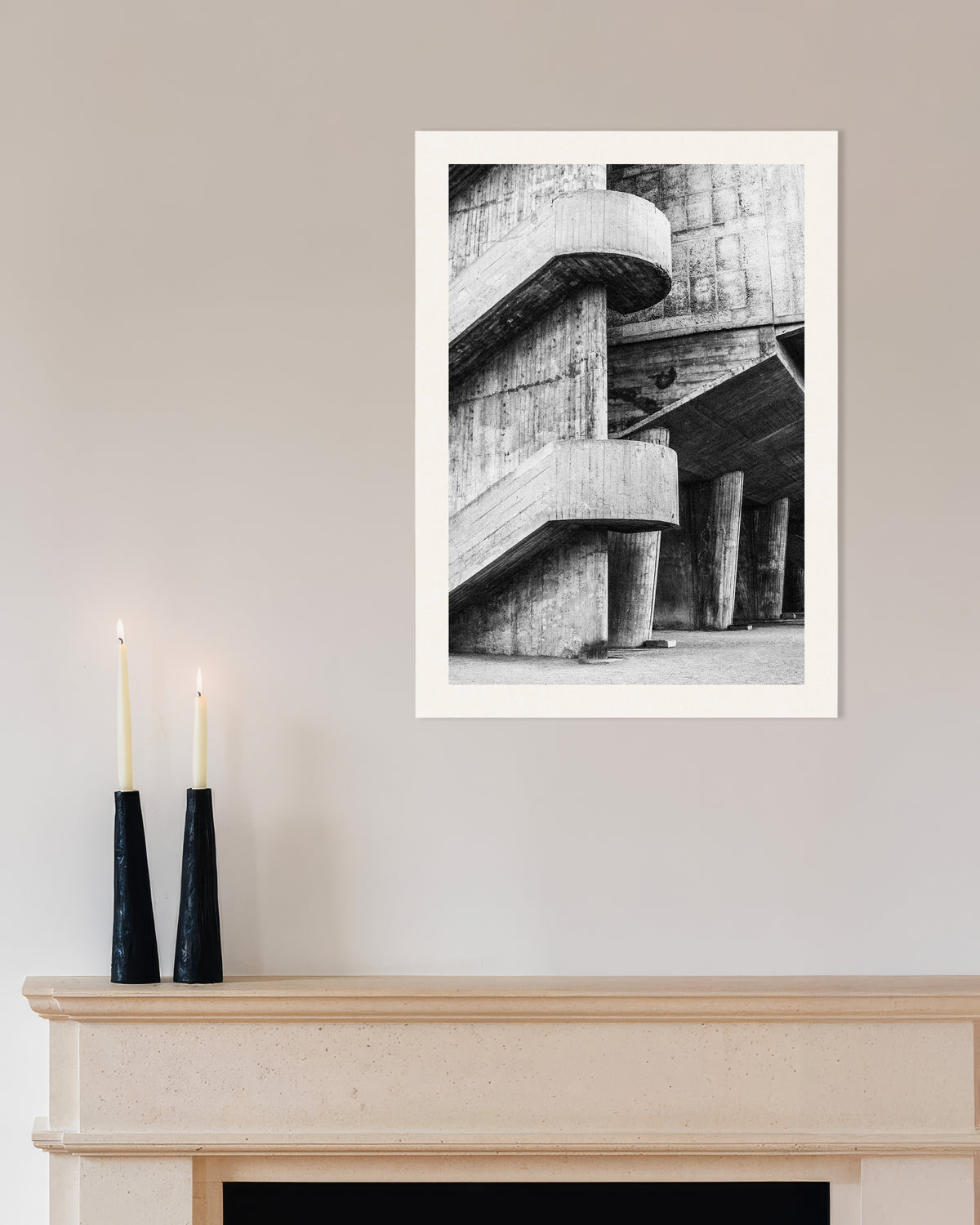 Poster of Curved Ramps and Concrete Columns