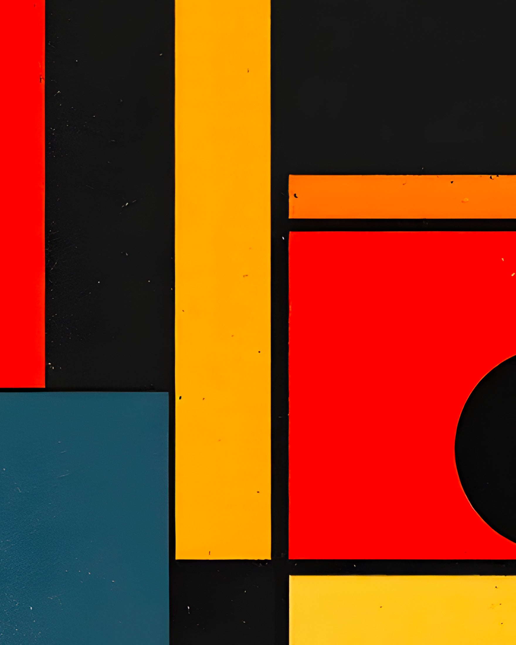 De Stijl Art, a collection of geometric designs – Poster