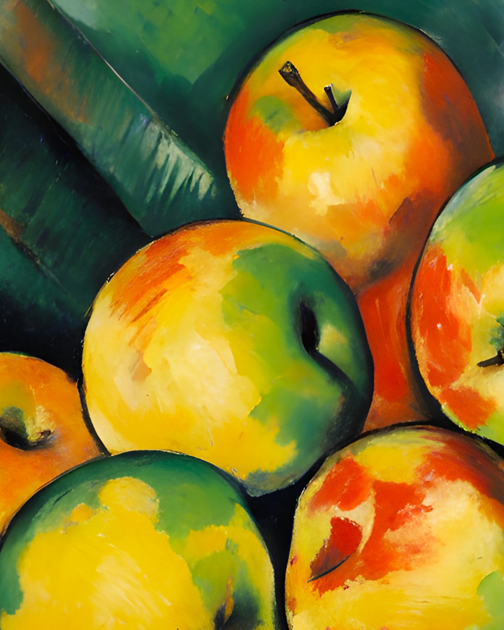 Fauvism, Basket of Apples - Print