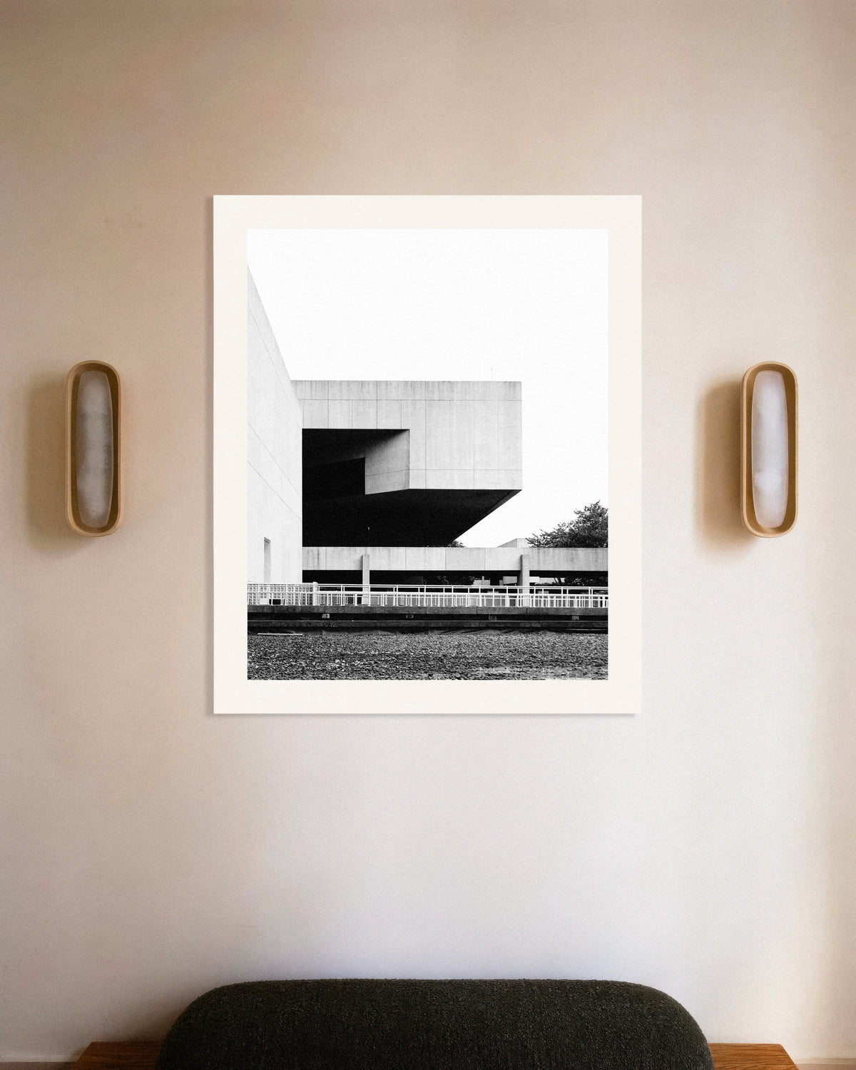 Poster of Floating Concrete Block