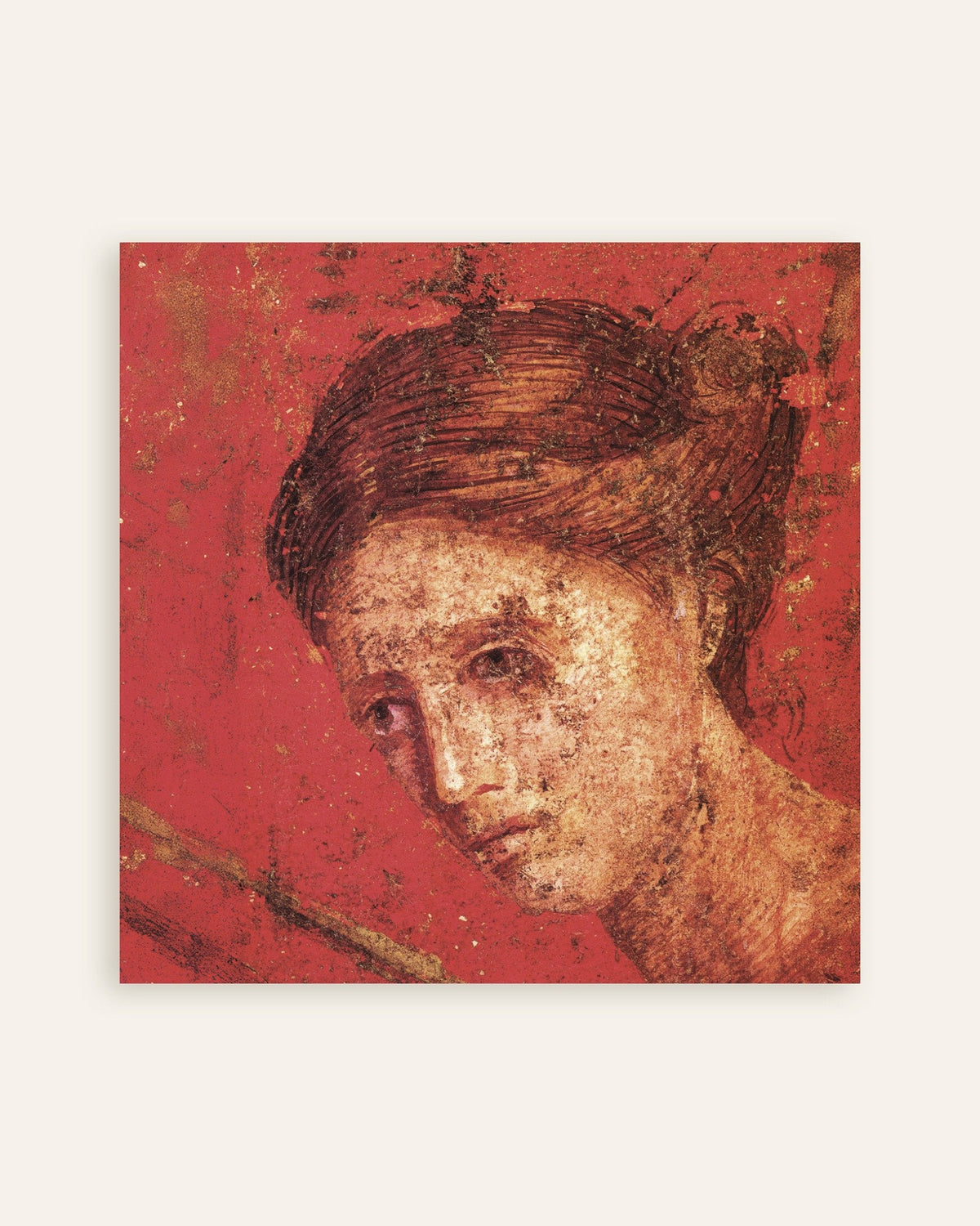 Villa of the Mysteries fresco detail poster from Pompeii